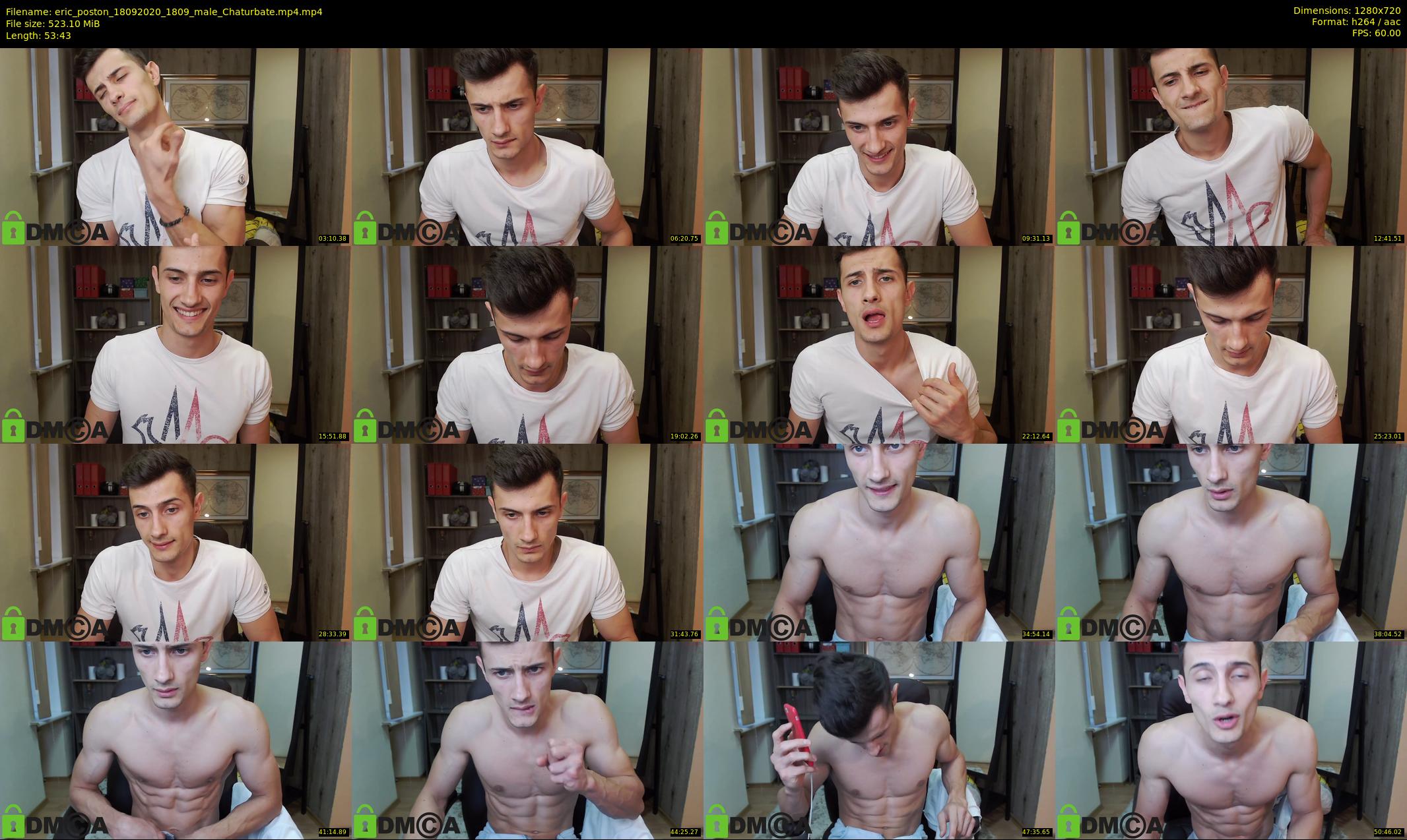 eric_poston — 54 minute Chaturbate male cam show recording, 720p, Sep 18, 2020