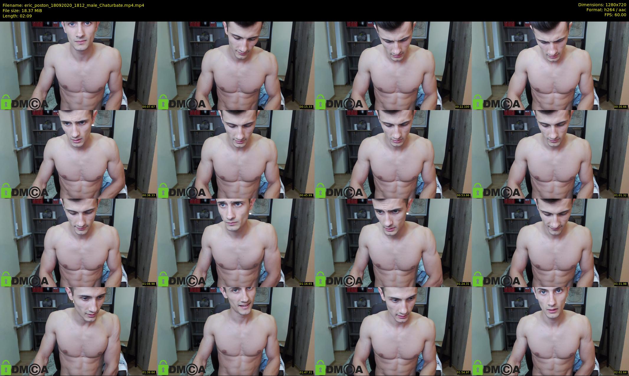 eric_poston — 3 minute Chaturbate male cam show recording, 720p, Sep 18, 2020
