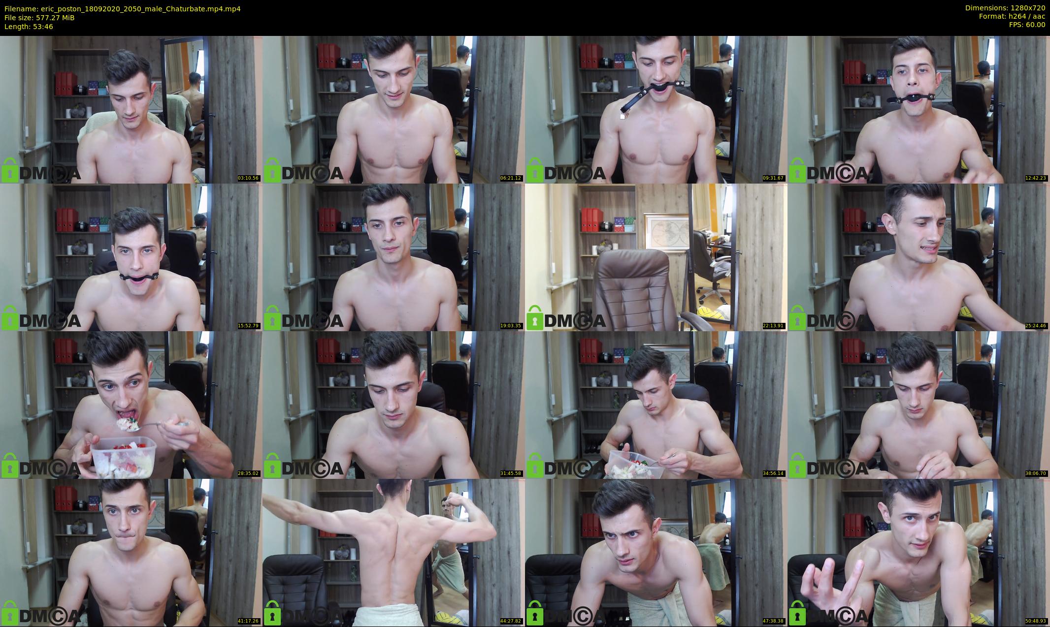 eric_poston — 54 minute Chaturbate male cam show recording, 720p, Sep 18, 2020
