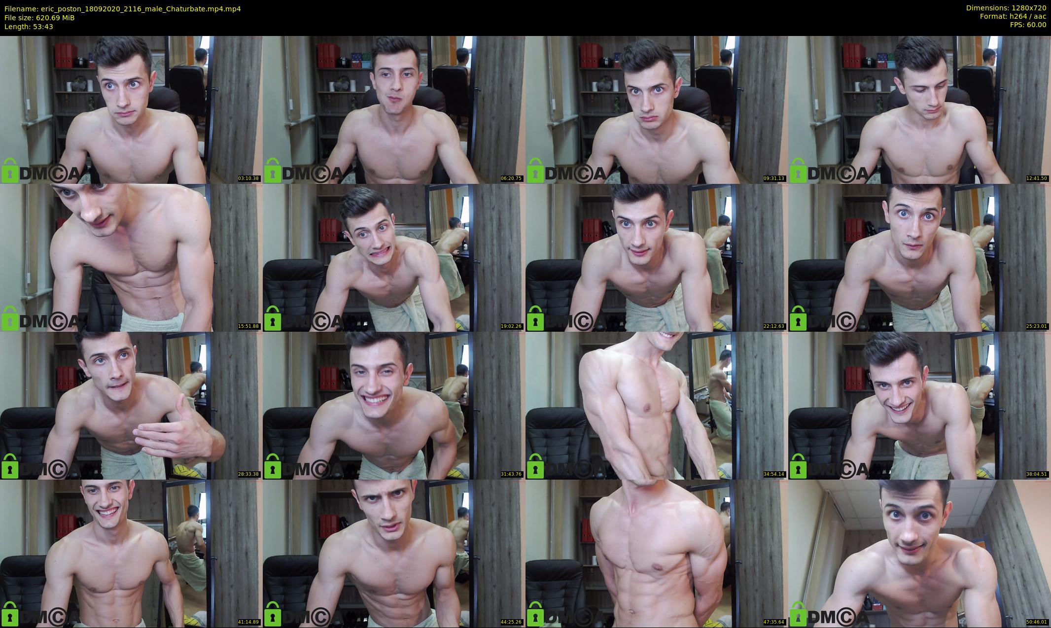 eric_poston — 54 minute Chaturbate male cam show recording, 720p, Sep 18, 2020