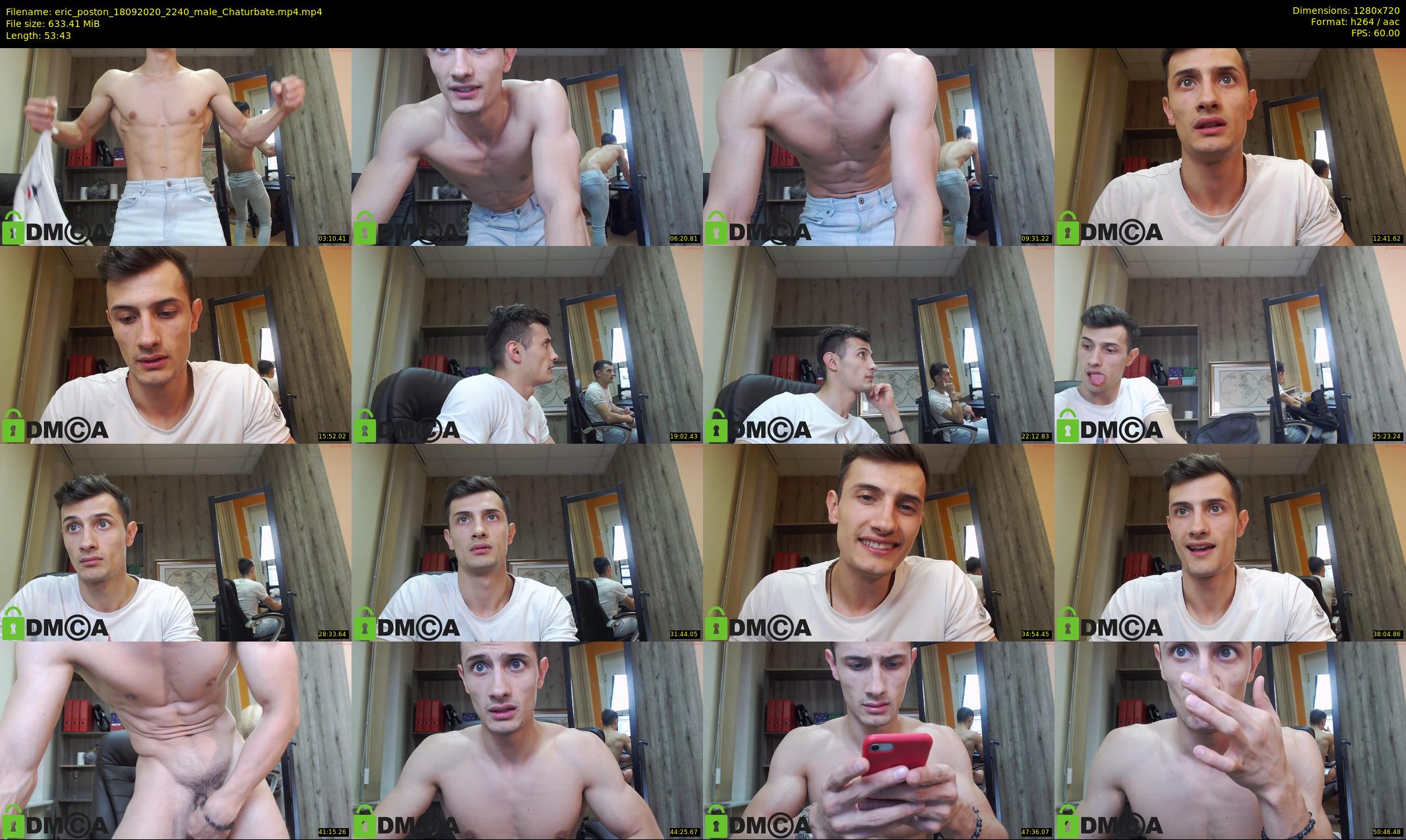 eric_poston — 54 minute Chaturbate male cam show recording, 720p, Sep 18, 2020