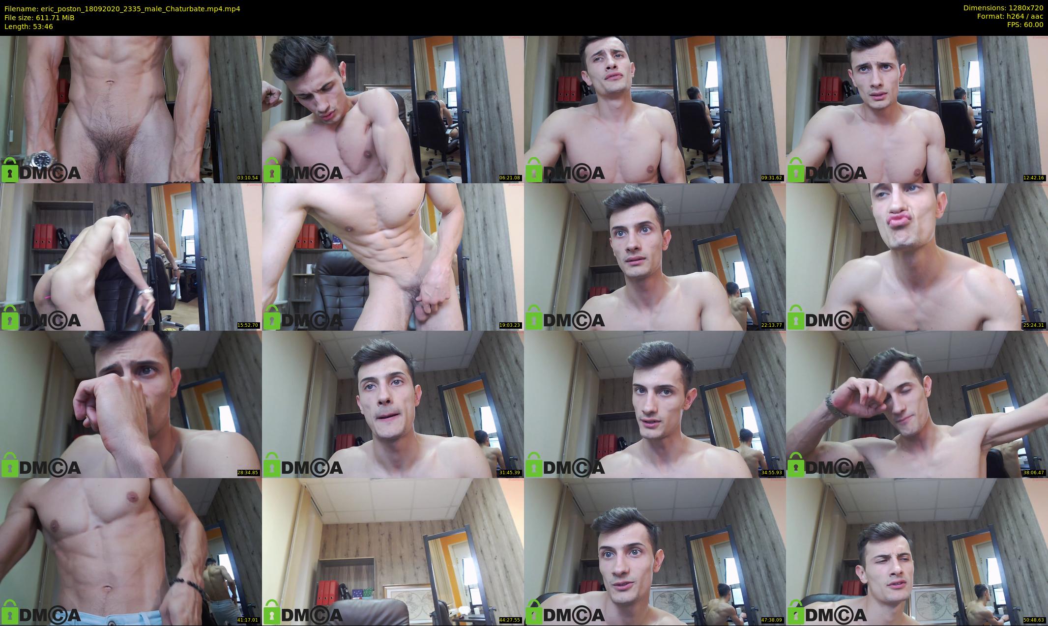 eric_poston — 54 minute Chaturbate male cam show recording, 720p, Sep 18, 2020