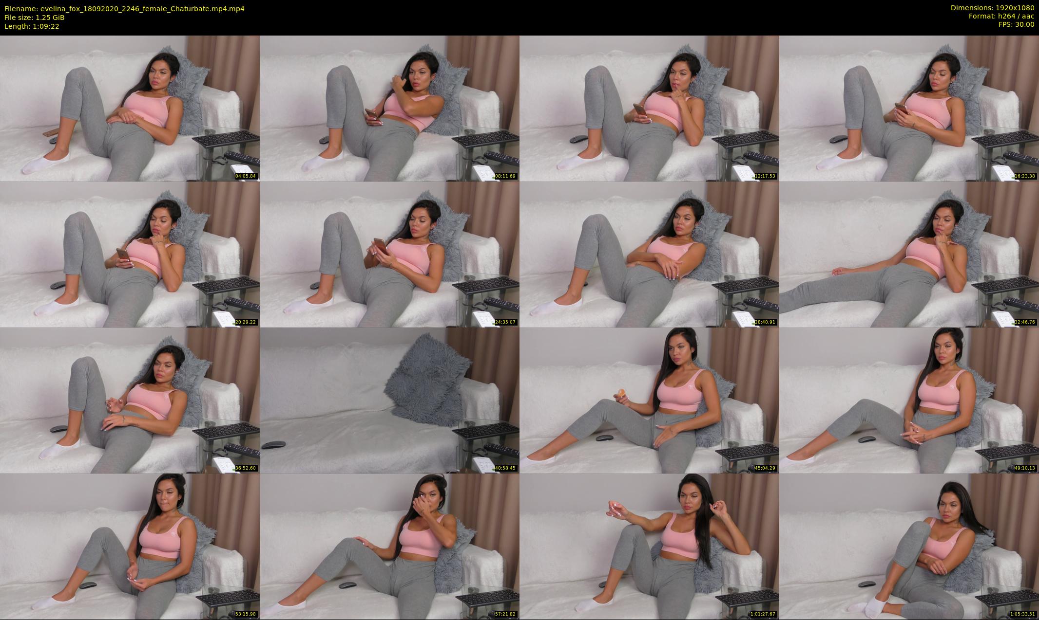 evelina_fox — 70 minute Chaturbate female cam show recording, 1080p, Sep 18, 2020
