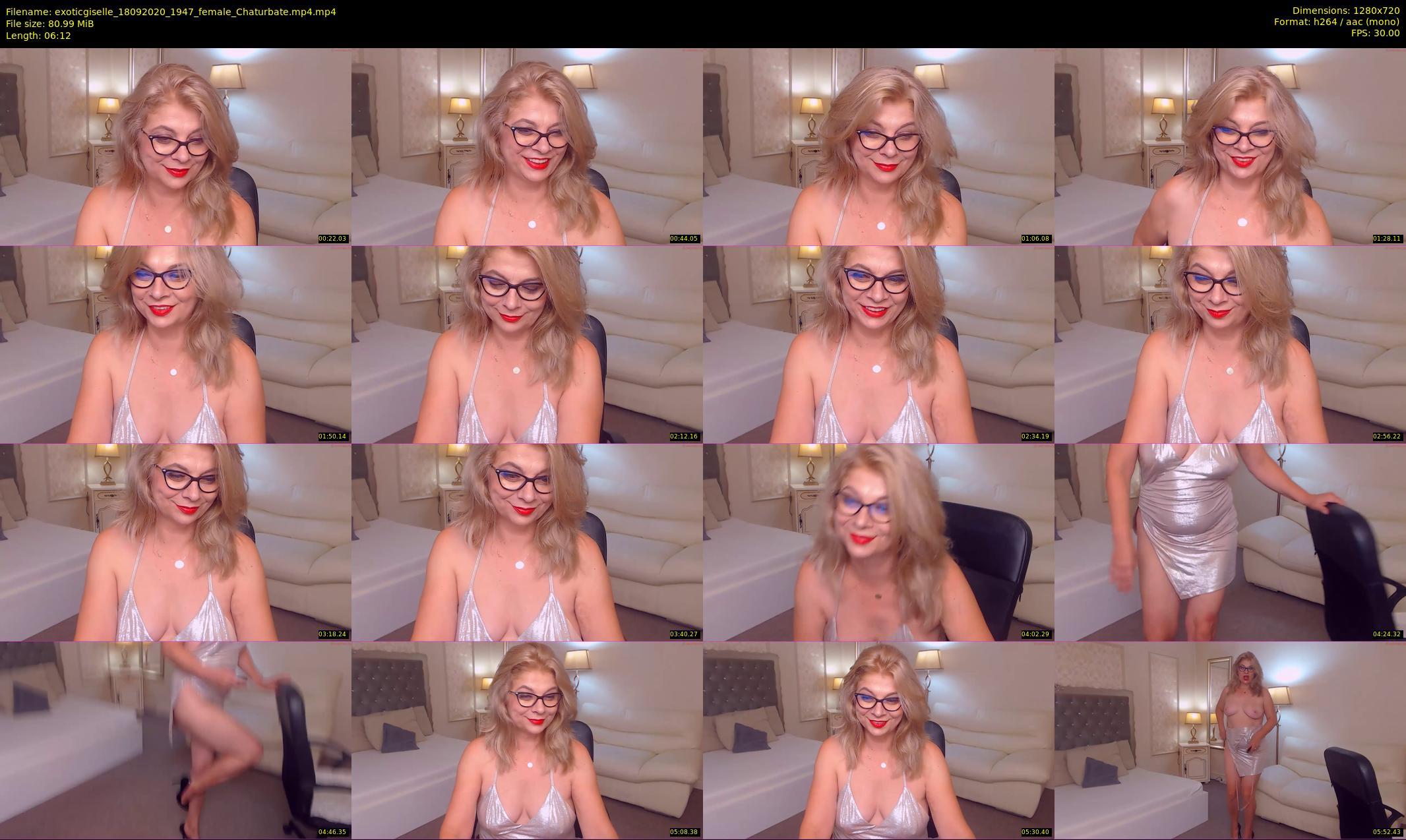exoticgiselle — 7 minute Chaturbate female cam show recording, 720p, Sep 18, 2020