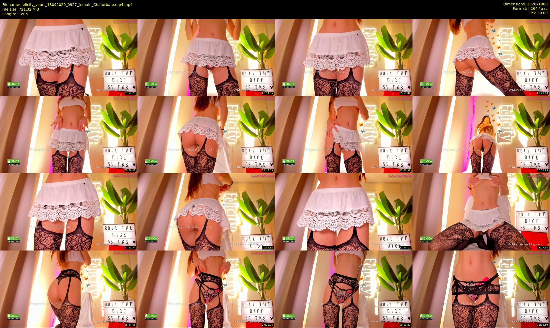 felicity_yours — 34 minute Chaturbate female cam show recording, 1080p, Sep 18, 2020