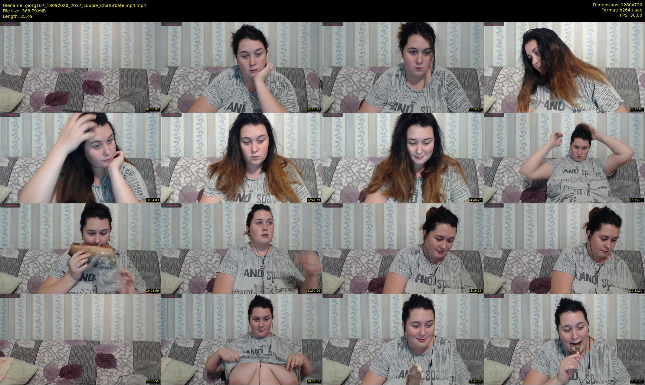 giorg107 — 36 minute Chaturbate couple cam show recording, 720p, Sep 18, 2020