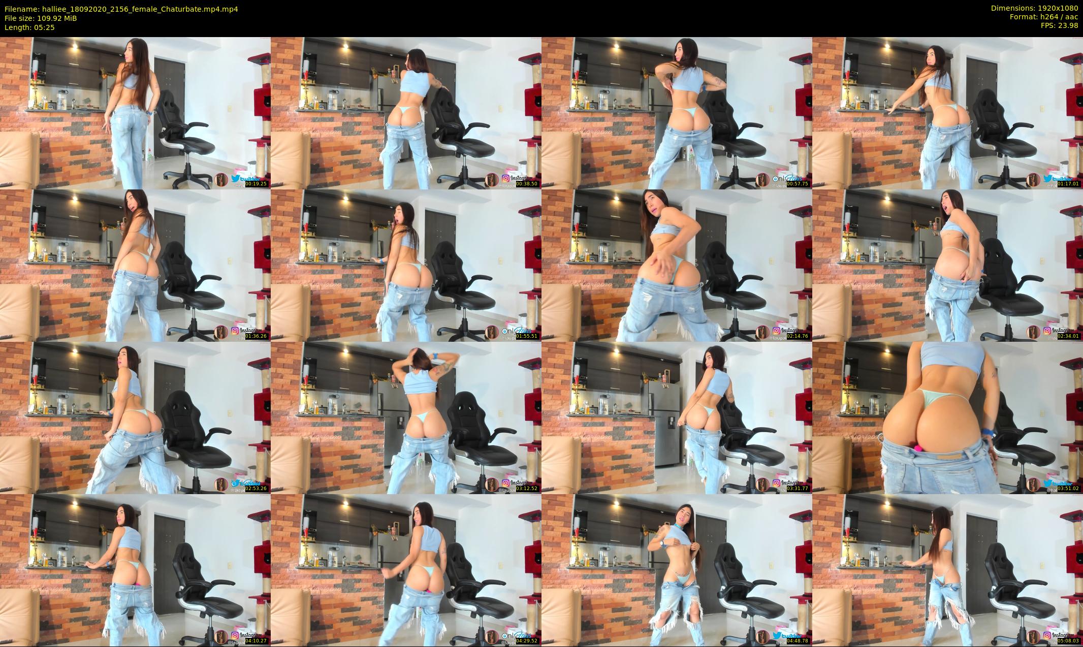 halliee — 6 minute Chaturbate couple cam show recording, 1080p, Sep 18, 2020
