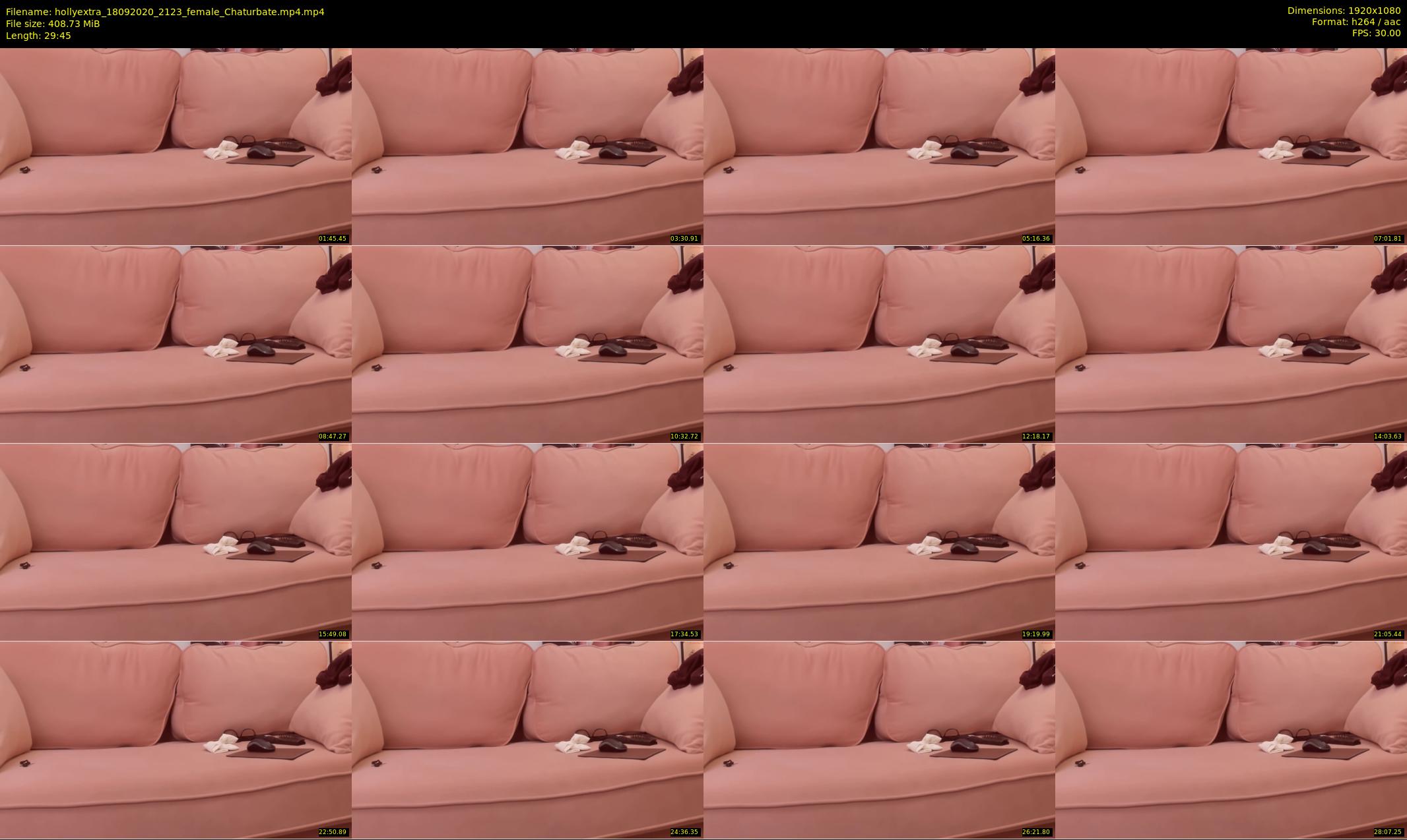 hollyextra — 30 minute Chaturbate female cam show recording, 1080p, Sep 18, 2020