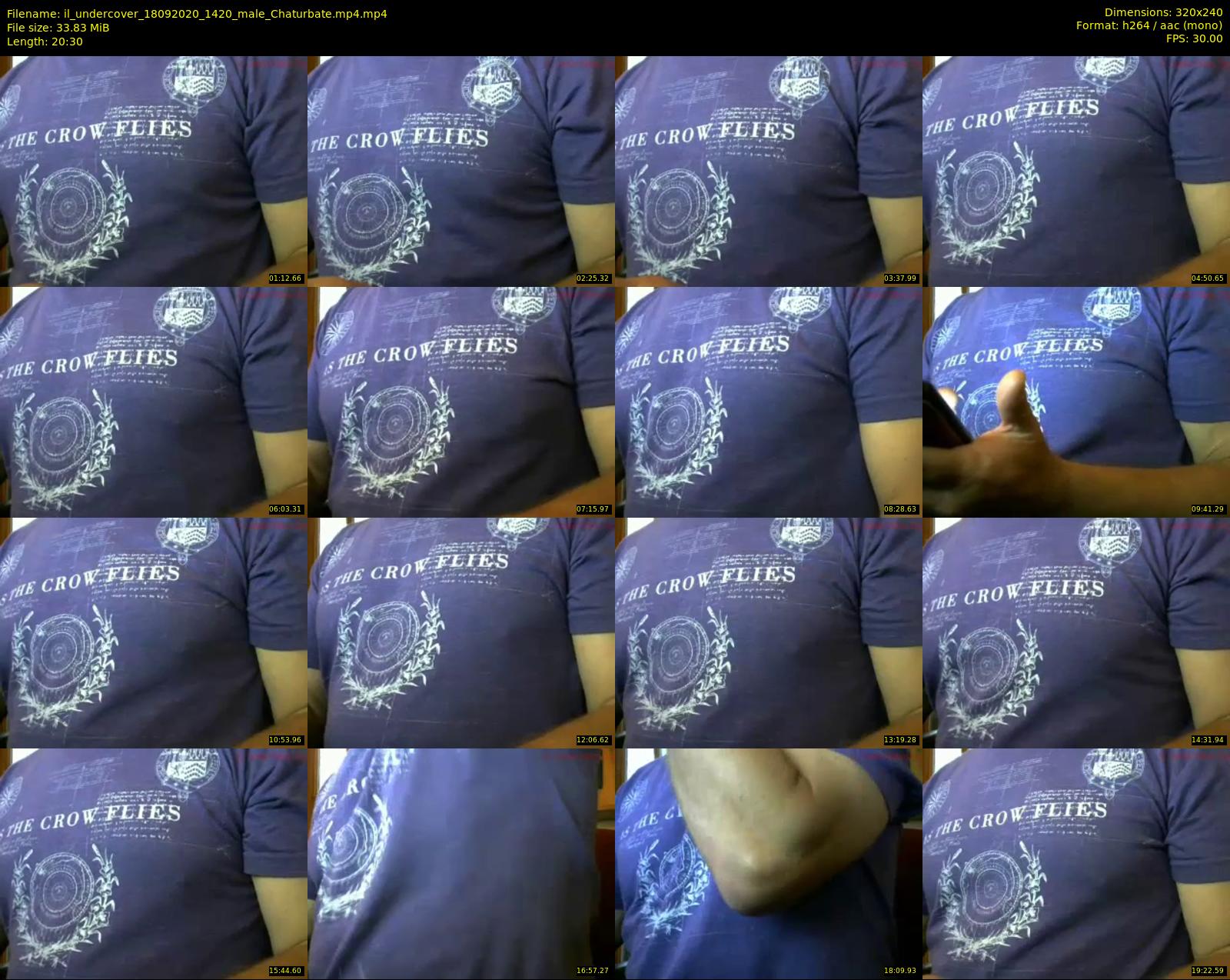 il_undercover — 21 minute Chaturbate male cam show recording, SD, Sep 18, 2020