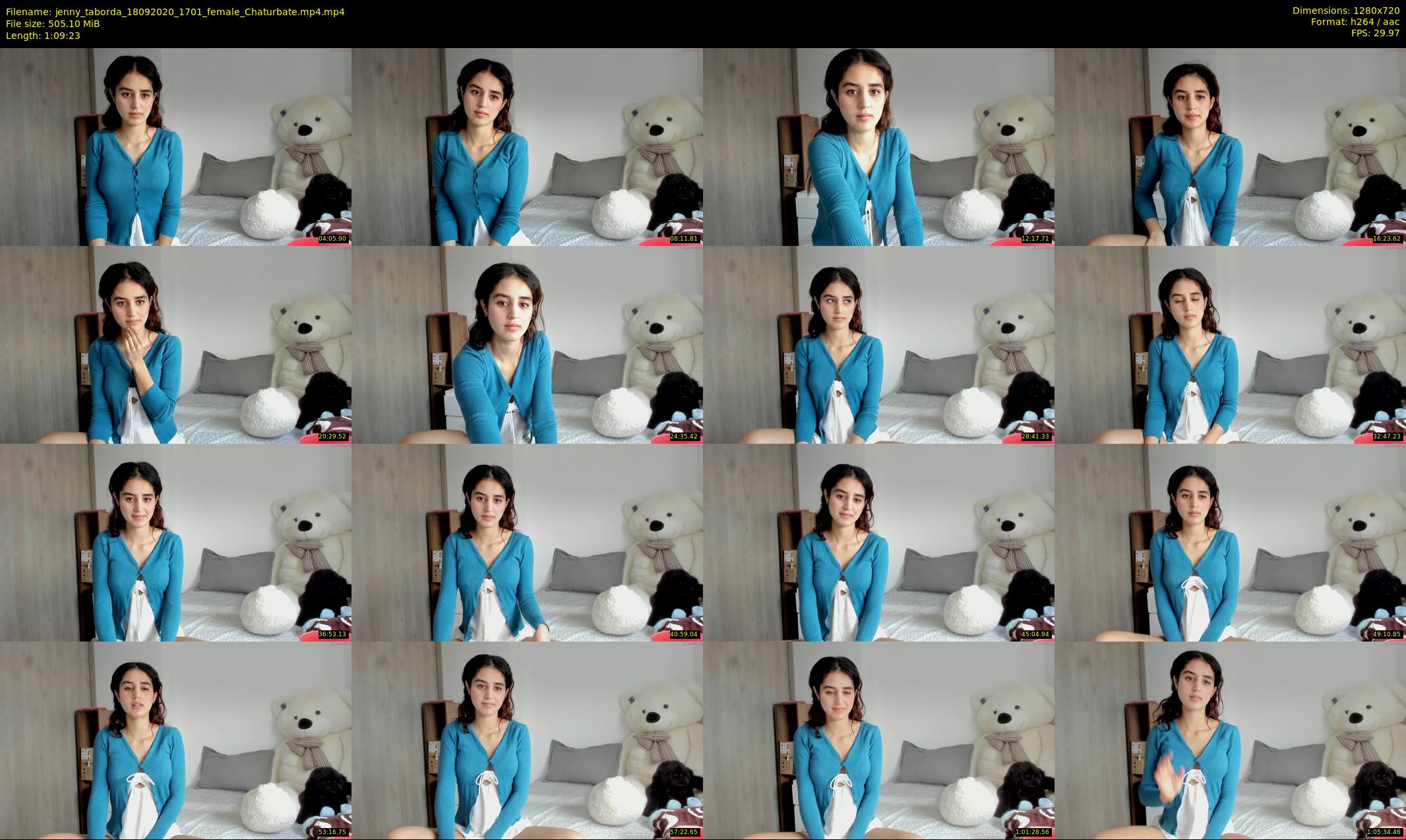 jenny_taborda — 70 minute Chaturbate female cam show recording, 720p, Sep 18, 2020