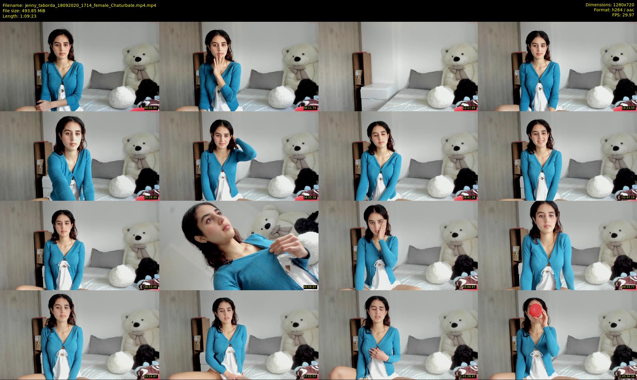 jenny_taborda — 70 minute Chaturbate female cam show recording, 720p, Sep 18, 2020