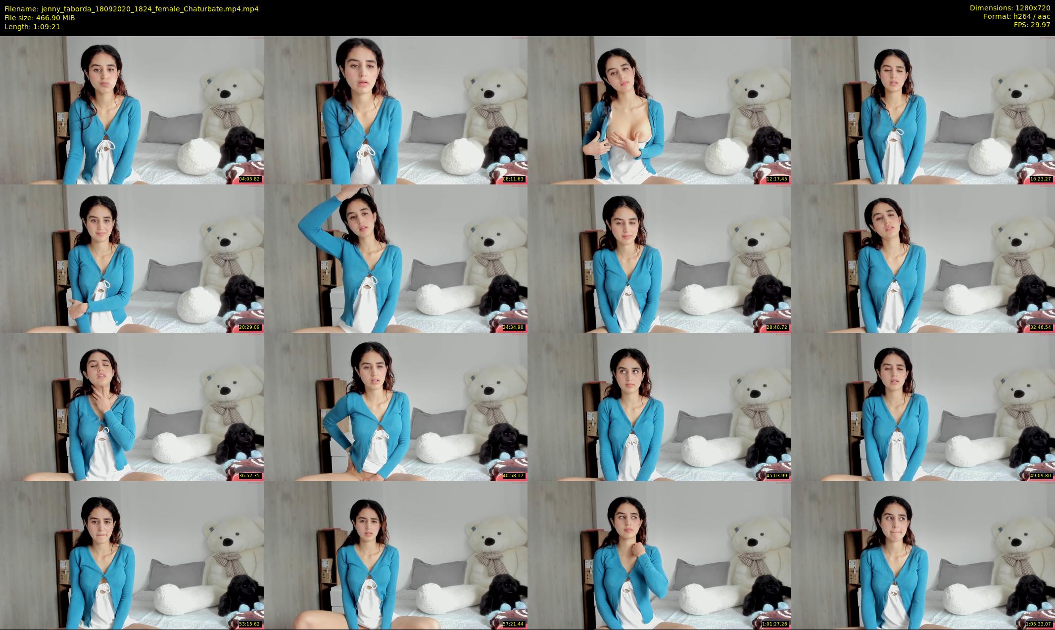 jenny_taborda — 70 minute Chaturbate female cam show recording, 720p, Sep 18, 2020