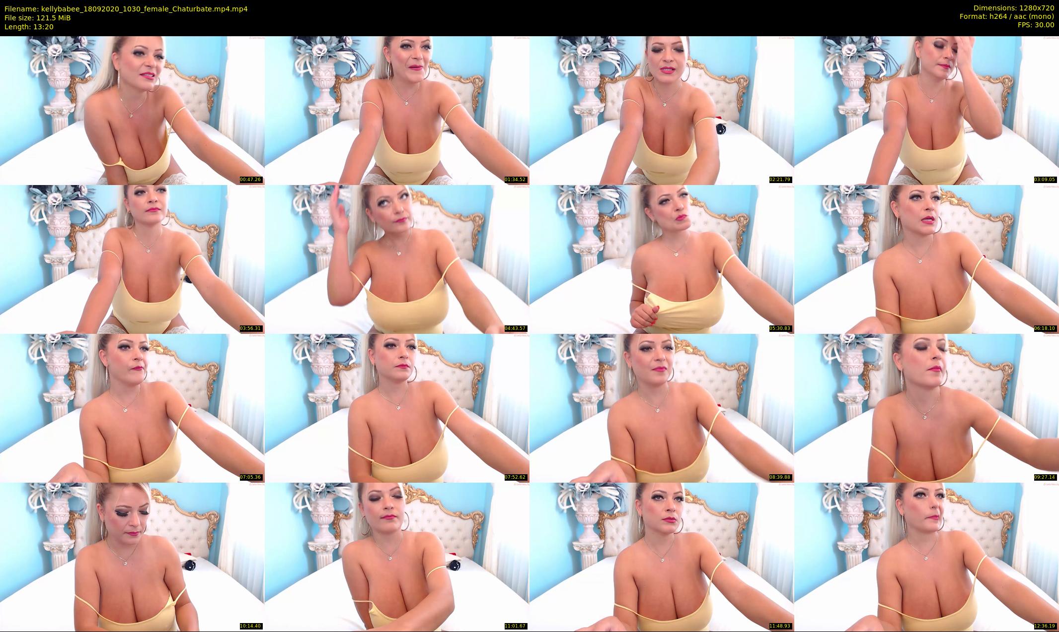 kellybabee — 14 minute Chaturbate female cam show recording, 720p, Sep 18, 2020