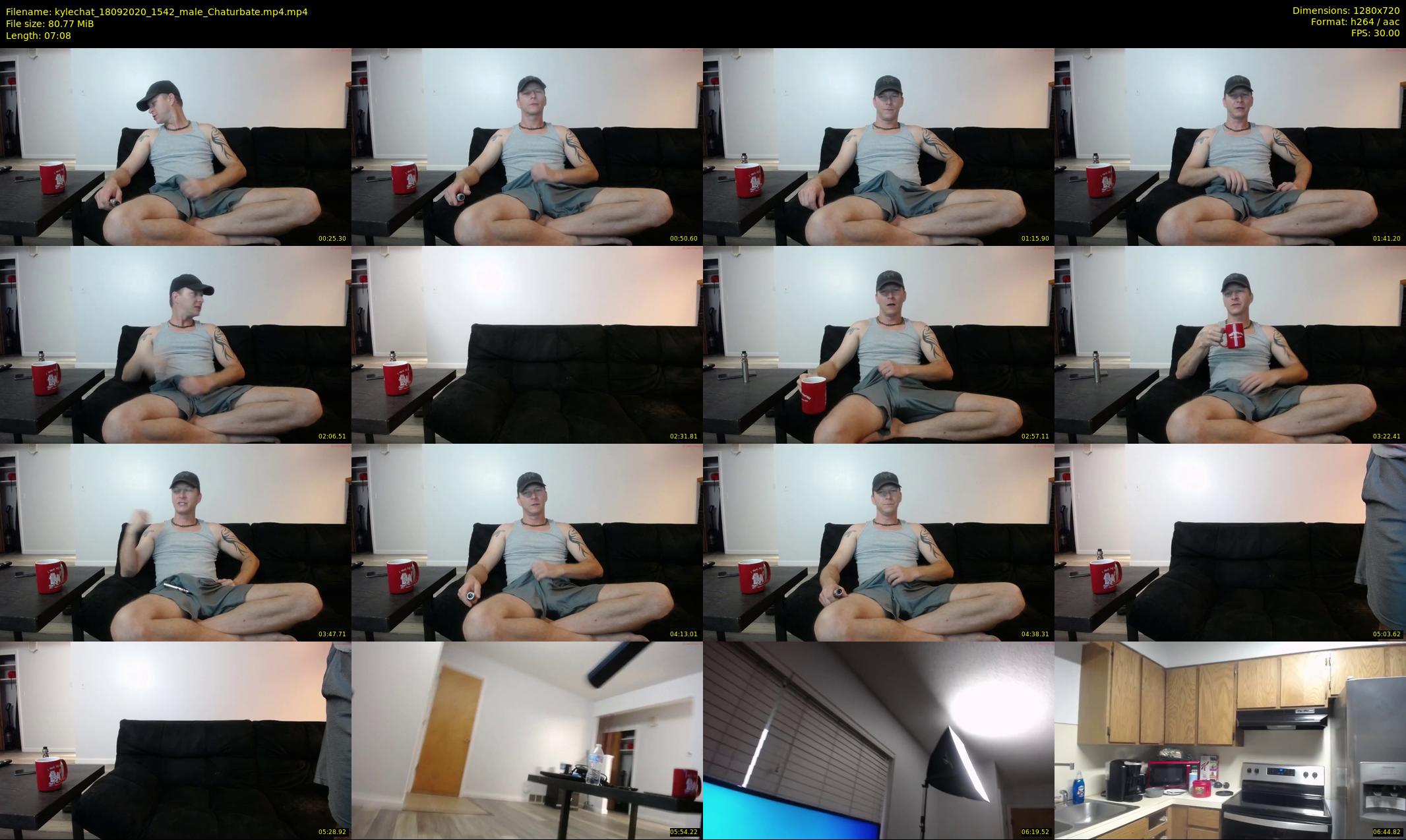 kylechat — 8 minute Chaturbate male cam show recording, 720p, Sep 18, 2020