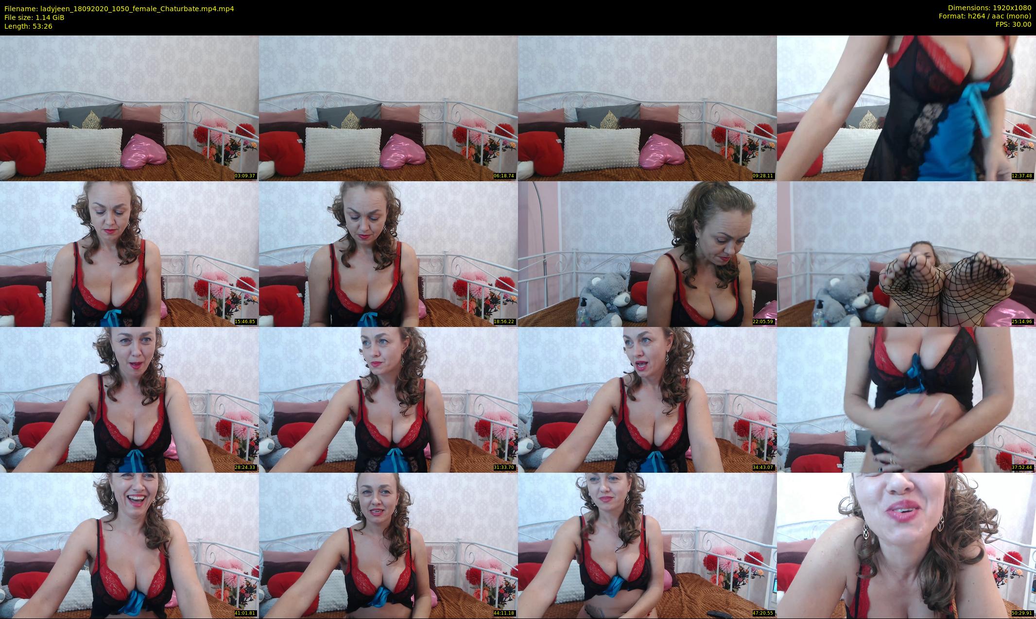 ladyjeen — 54 minute Chaturbate female cam show recording, 1080p, Sep 18, 2020