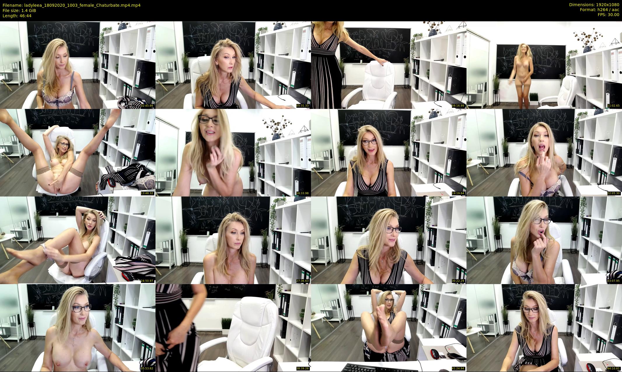 ladyleea — 47 minute Chaturbate female cam show recording, 1080p, Sep 18, 2020