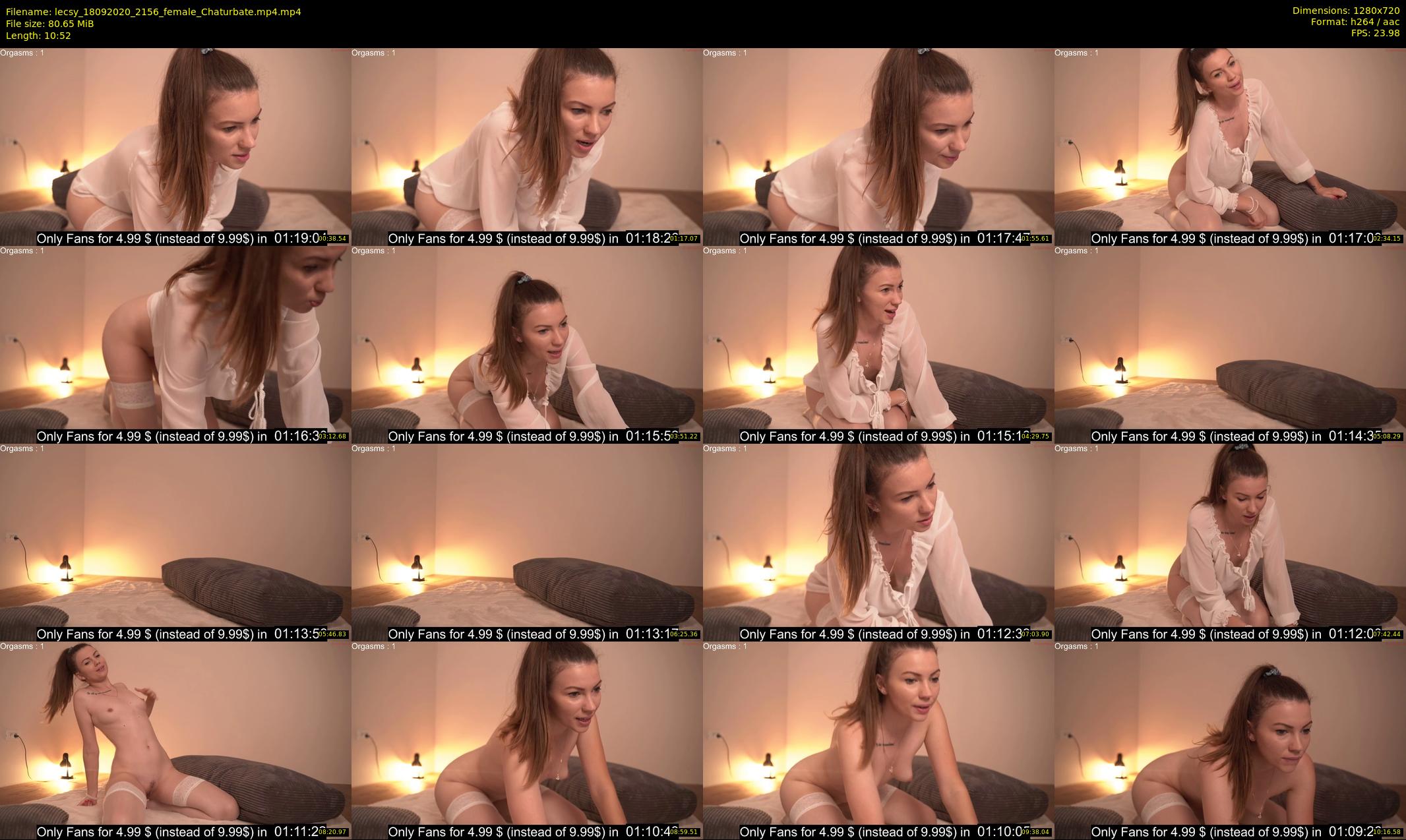 lecsy — 11 minute Chaturbate female cam show recording, 720p, Sep 18, 2020