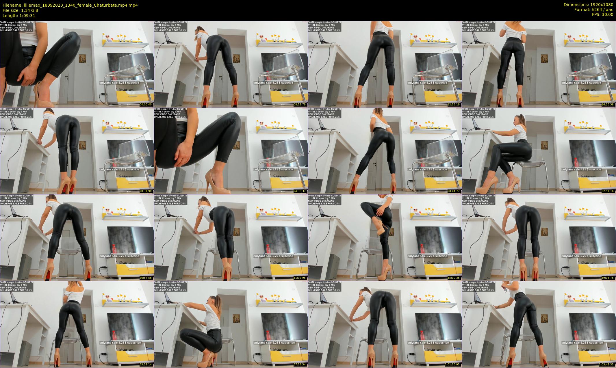 lillemax — 70 minute Chaturbate female cam show recording, 1080p, Sep 18, 2020