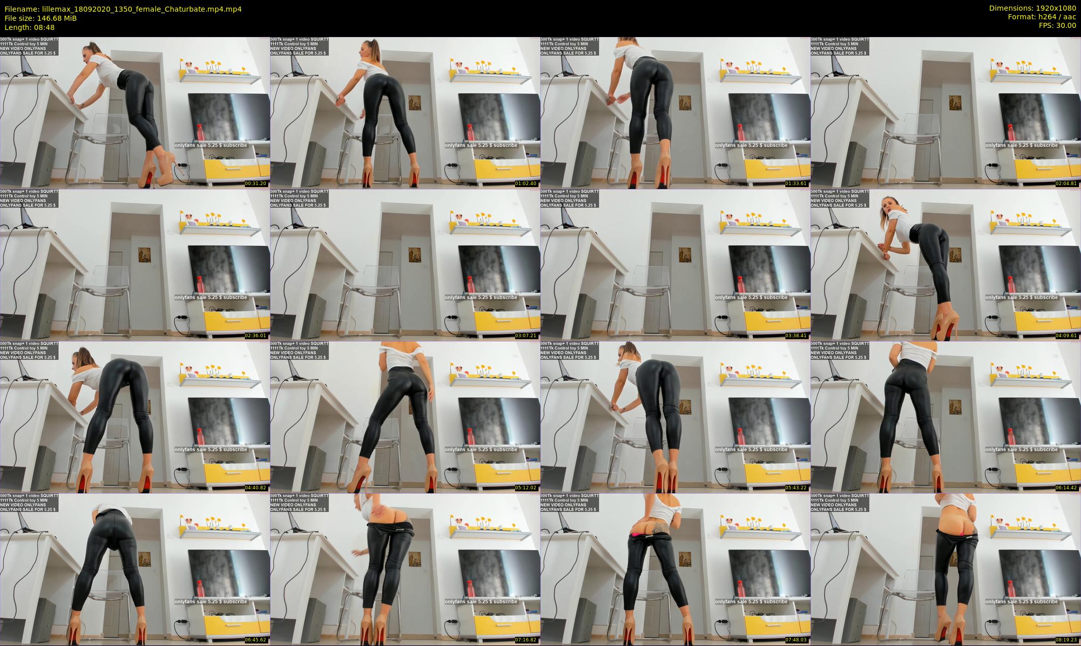 lillemax — 9 minute Chaturbate female cam show recording, 1080p, Sep 18, 2020
