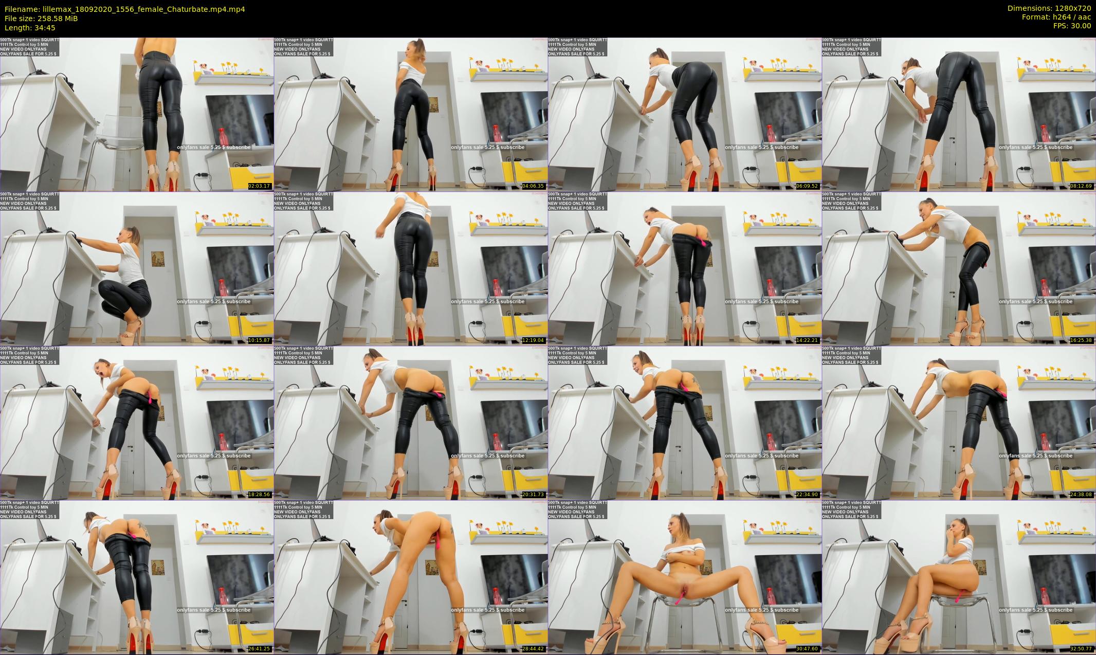 lillemax — 35 minute Chaturbate female cam show recording, 720p, Sep 18, 2020