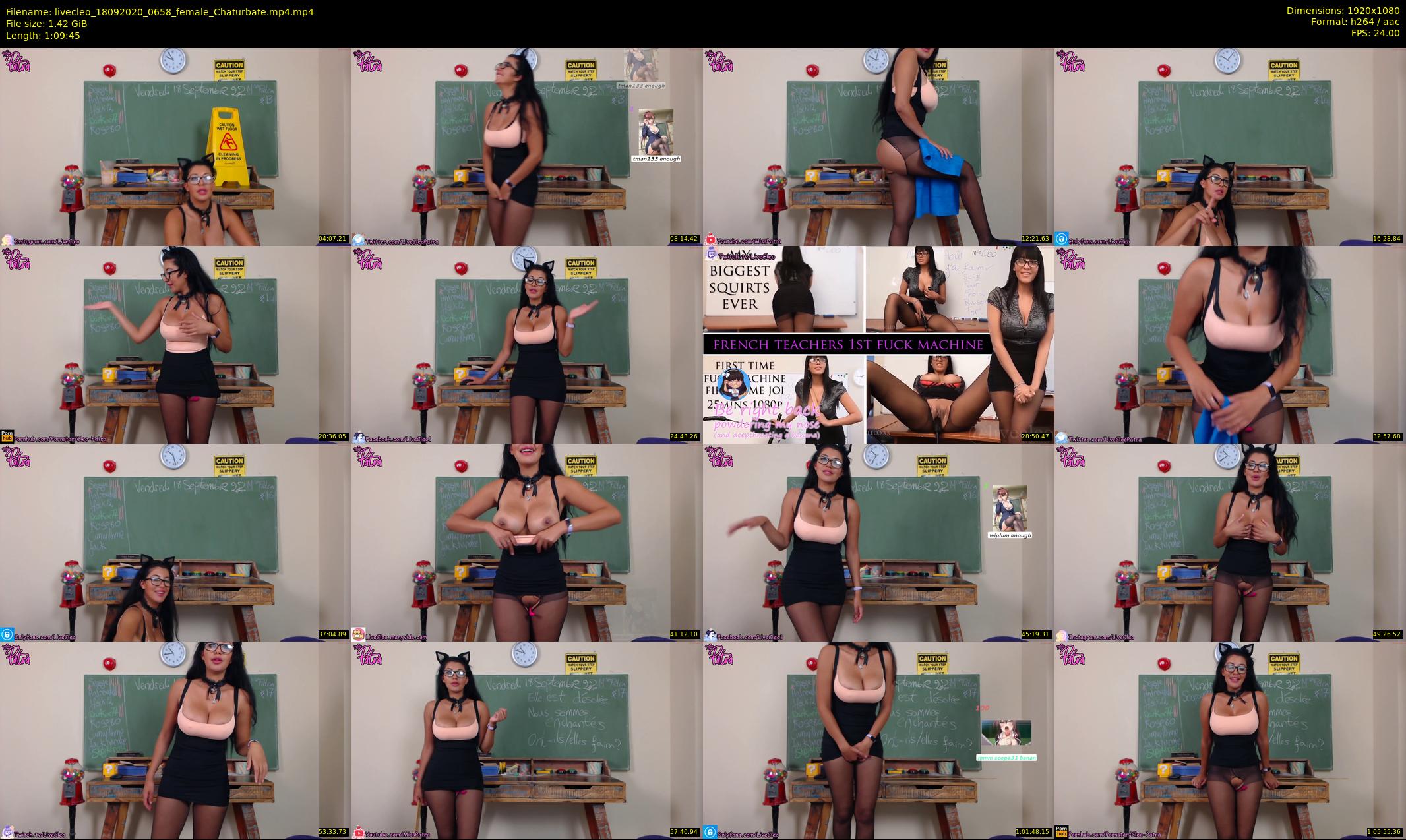 livecleo — 70 minute Chaturbate female cam show recording, 1080p, Sep 18, 2020