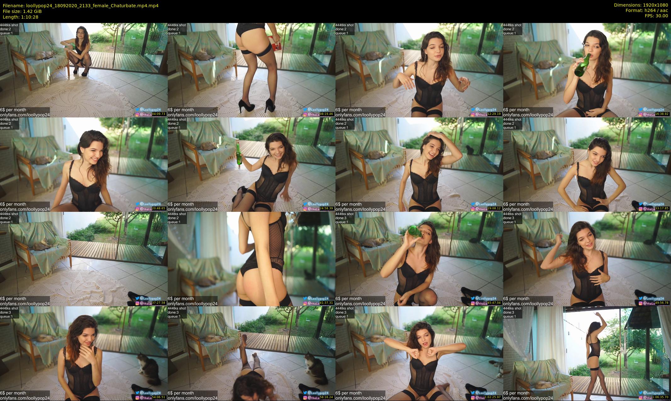 loollypop24 — 71 minute Chaturbate female cam show recording, 1080p, Sep 18, 2020