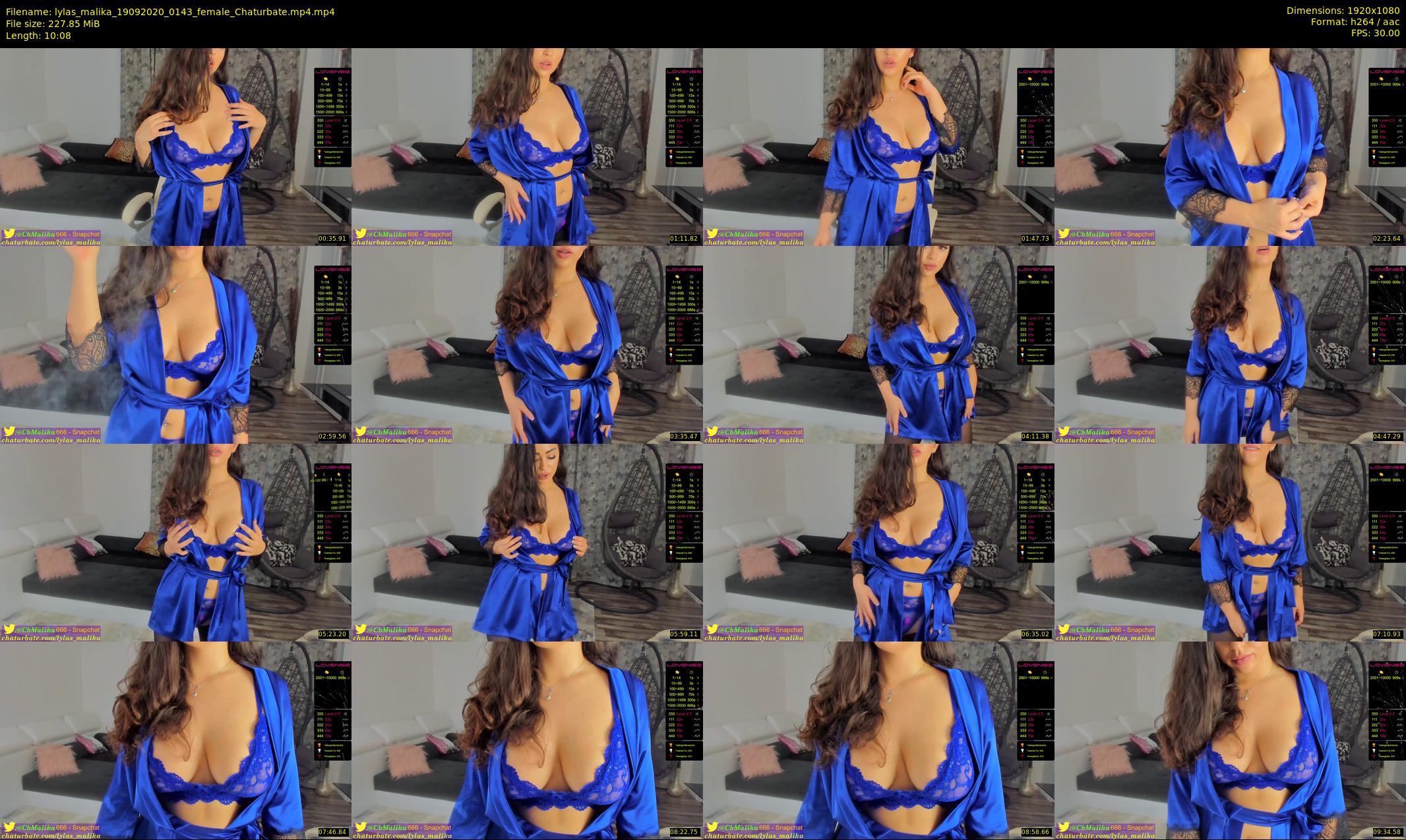 lylas_malika — 11 minute Chaturbate female cam show recording, 1080p, Sep 19, 2020