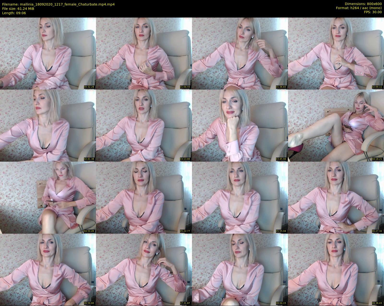 mallinia — 10 minute Chaturbate female cam show recording, 480p, Sep 18, 2020