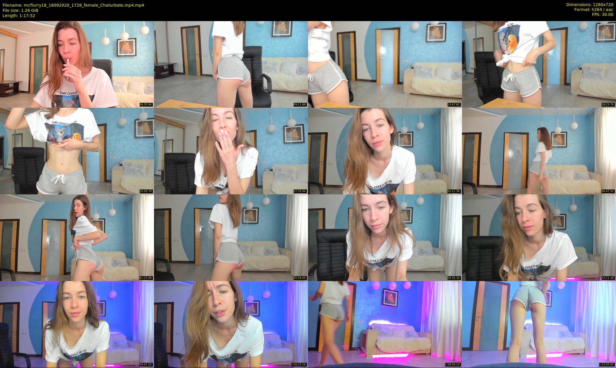 mcflurry18 — 78 minute Chaturbate female cam show recording, 720p, Sep 18, 2020