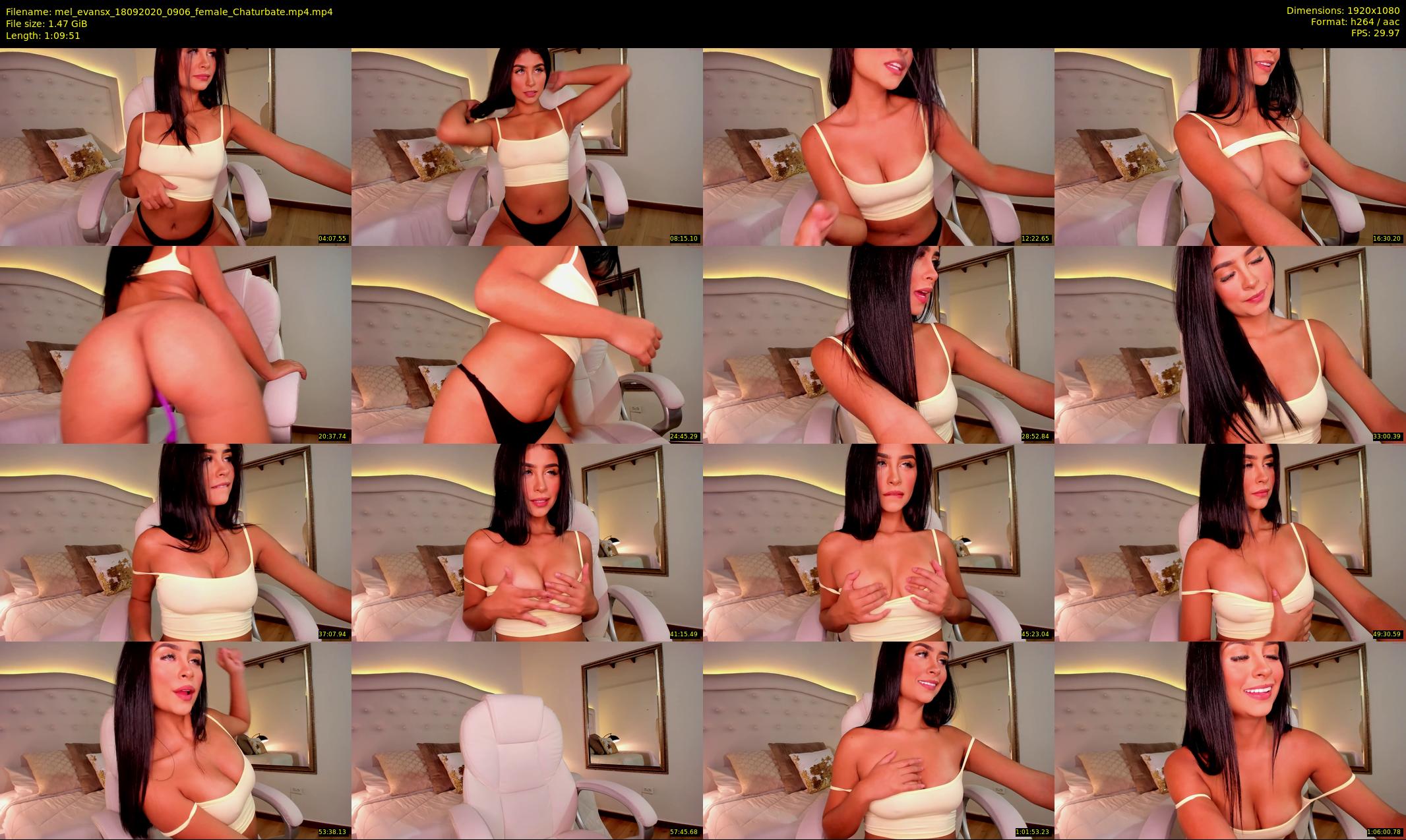mel_evansx — 70 minute Chaturbate female cam show recording, 1080p, Sep 18, 2020