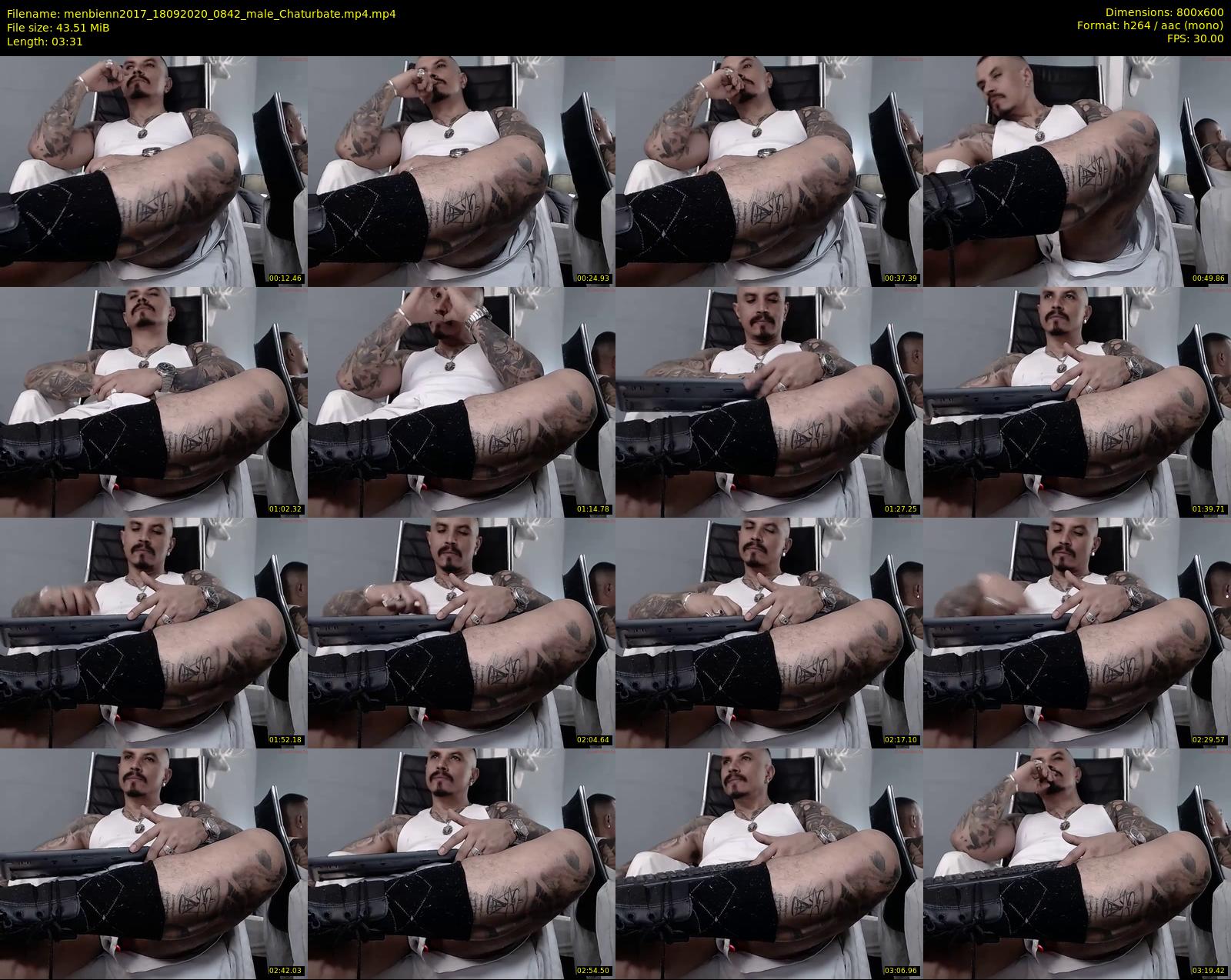 menbienn2017 — 4 minute Chaturbate male cam show recording, 480p, Sep 18, 2020