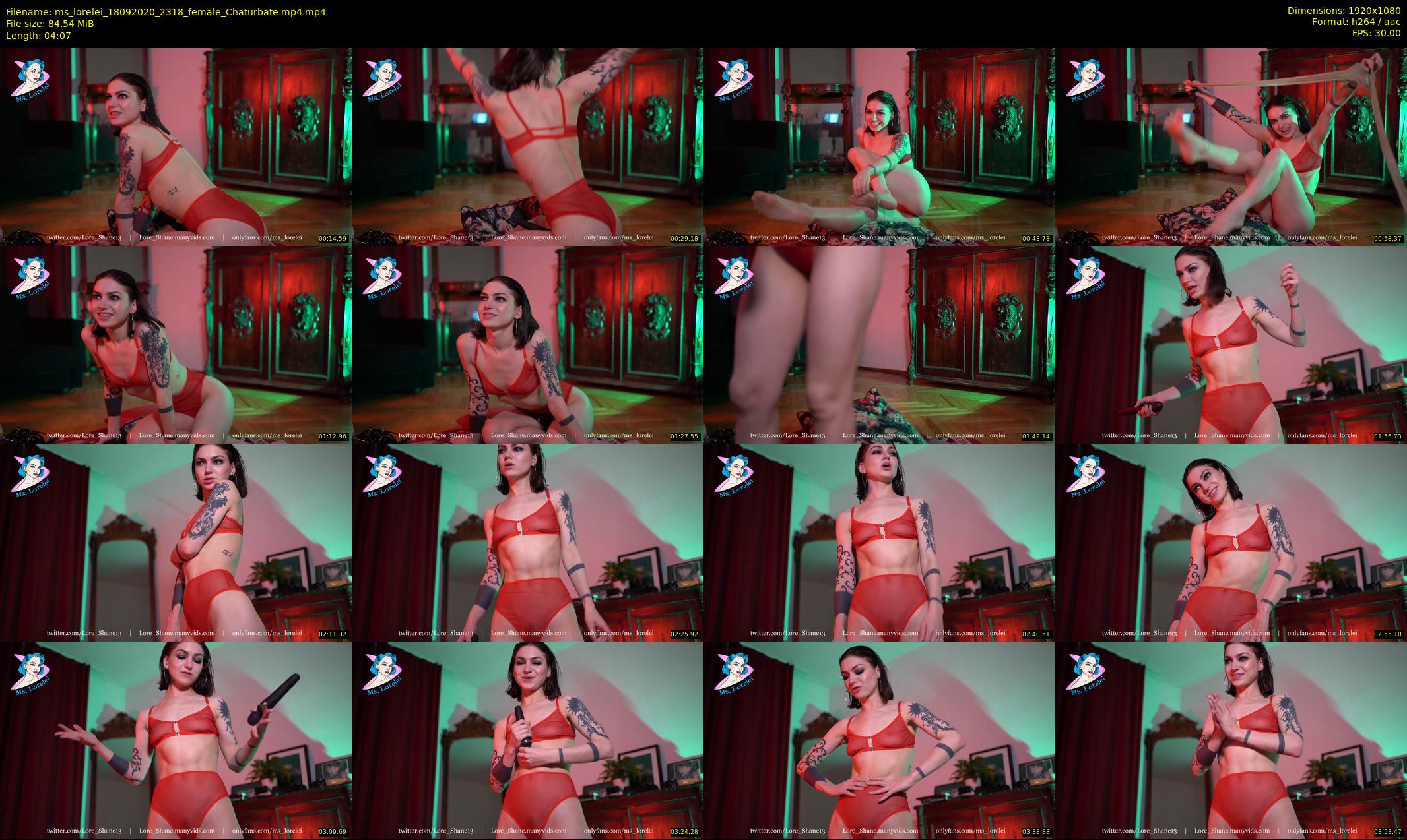 ms_lorelei — 5 minute Chaturbate female cam show recording, 1080p, Sep 18, 2020