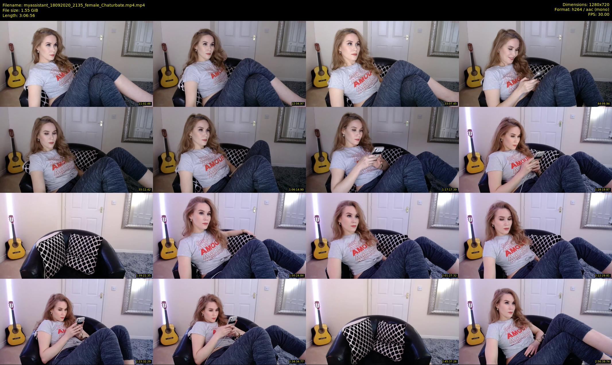 myassistant — 187 minute Chaturbate female cam show recording, 720p, Sep 18, 2020