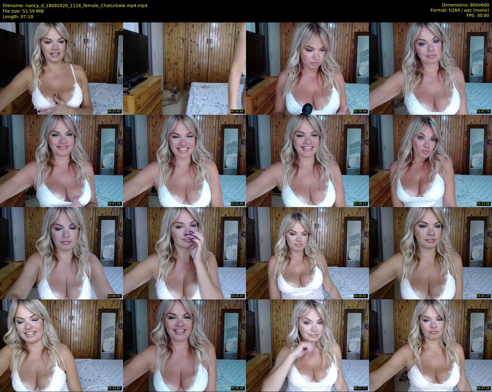nancy_d — 8 minute Chaturbate female cam show recording, 480p, Sep 18, 2020