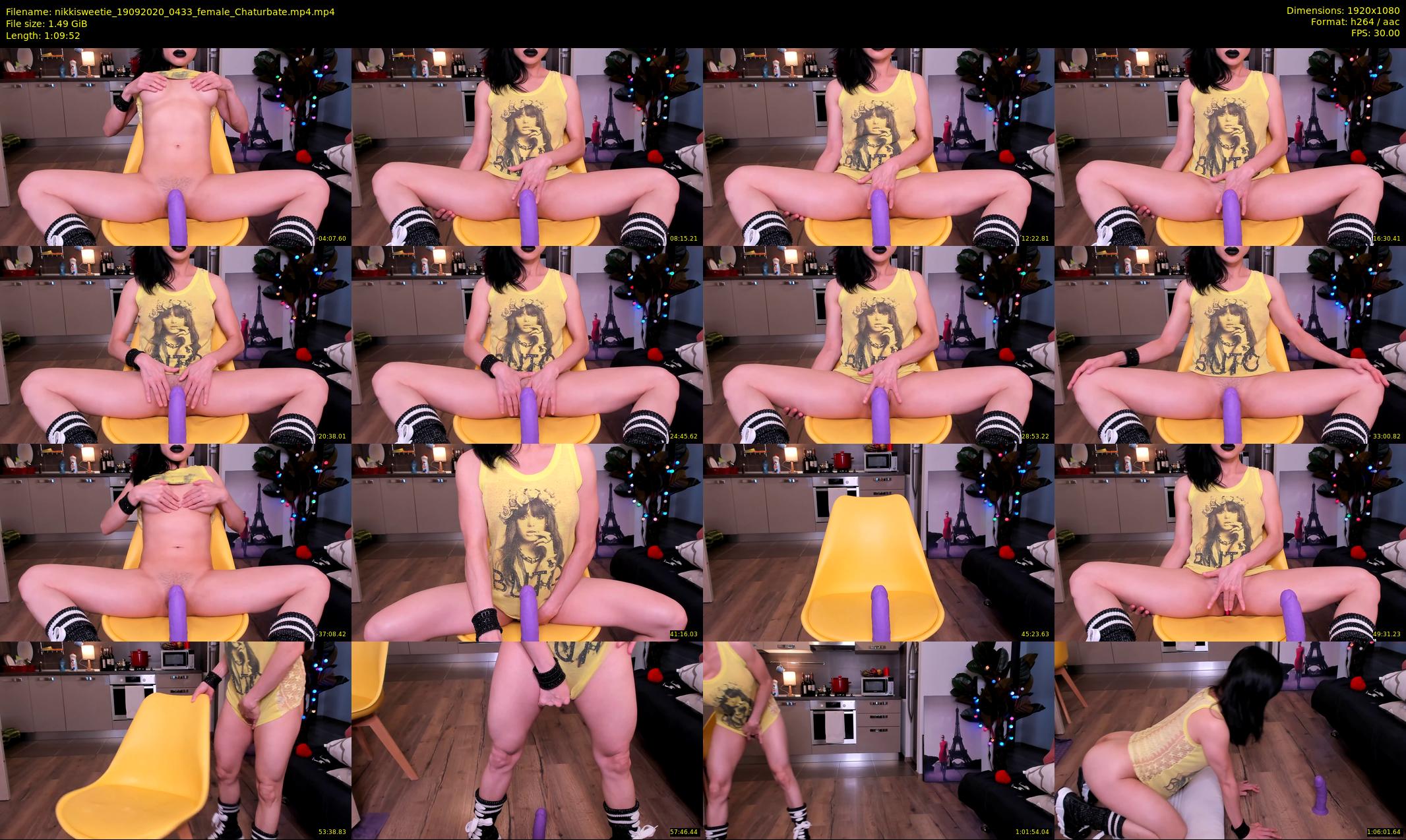 nikkisweetie — 70 minute Chaturbate female cam show recording, 1080p, Sep 19, 2020