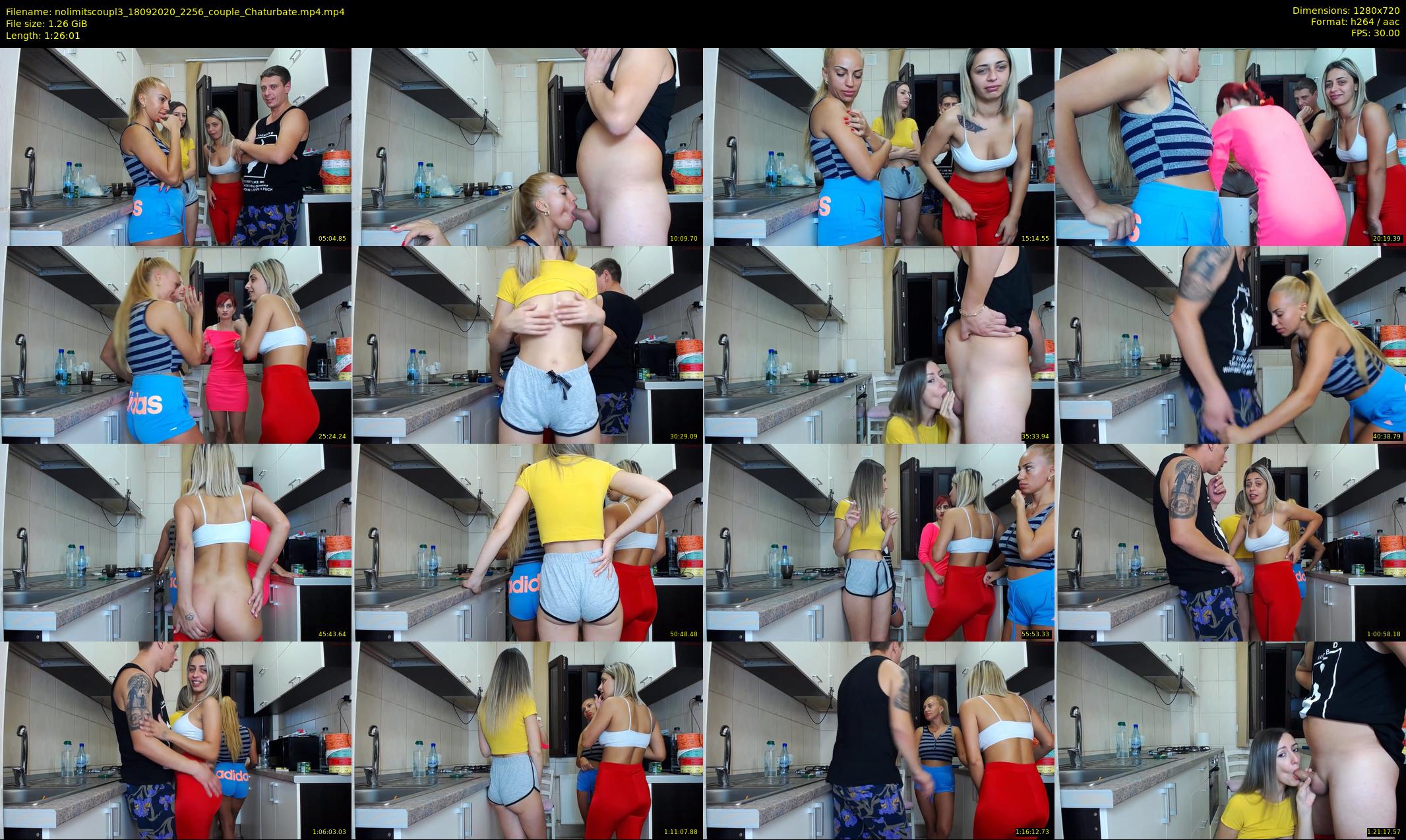 nolimitscoupl3 — 87 minute Chaturbate couple cam show recording, 720p, Sep 18, 2020