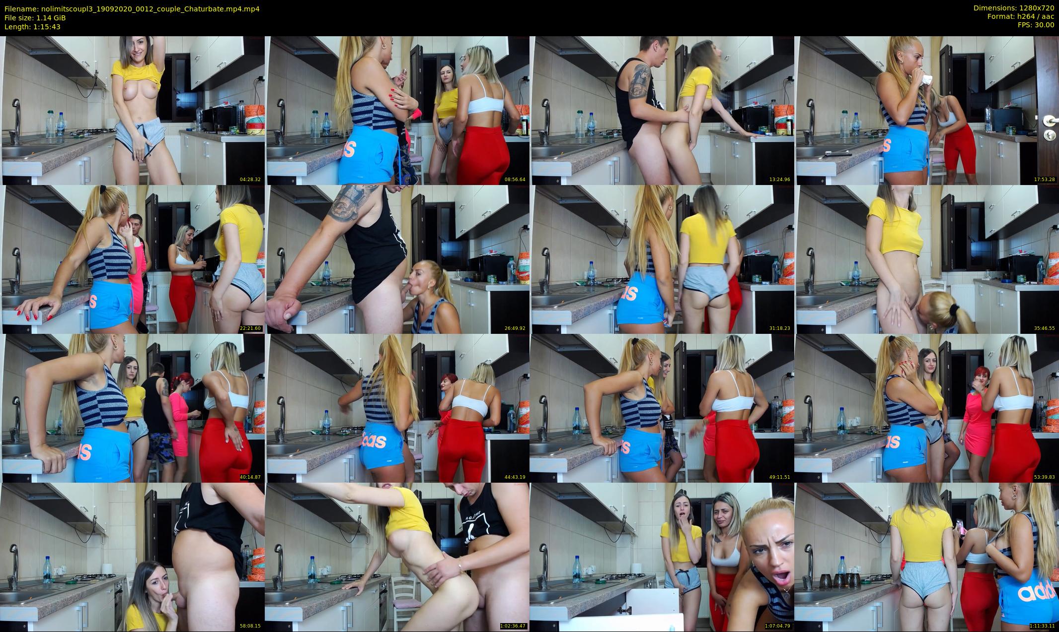 nolimitscoupl3 — 76 minute Chaturbate couple cam show recording, 720p, Sep 19, 2020