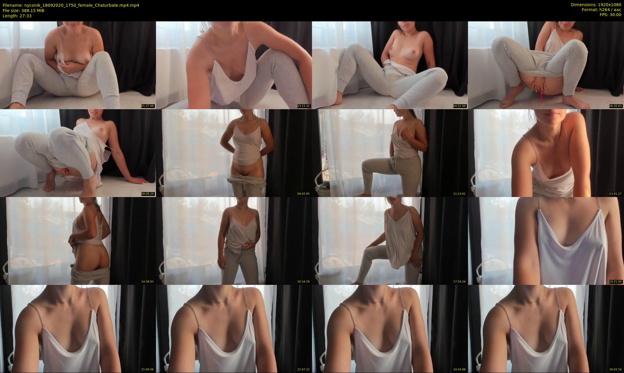 nyconik — 28 minute Chaturbate female cam show recording, 1080p, Sep 18, 2020