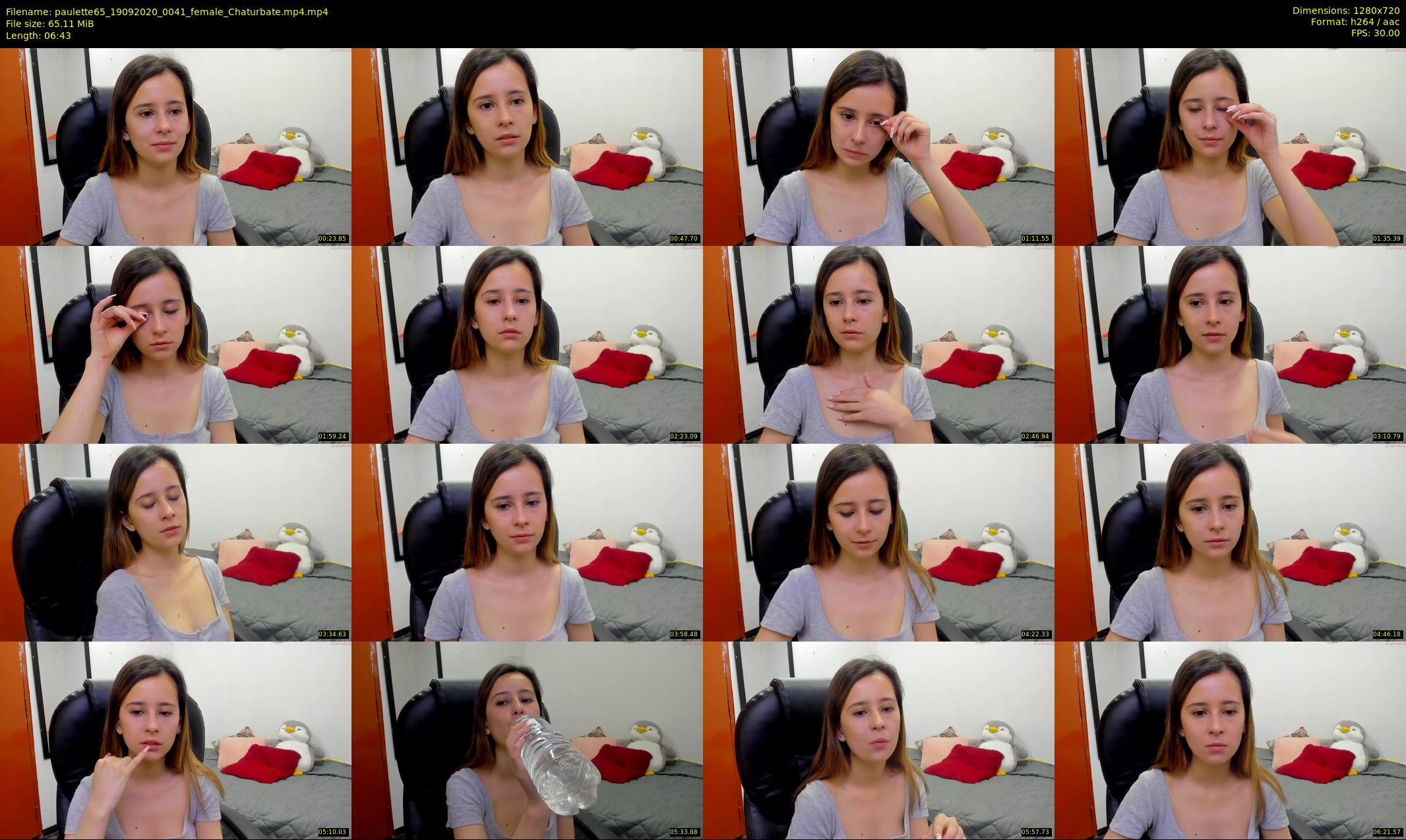 paulette65 — 7 minute Chaturbate female cam show recording, 720p, Sep 19, 2020