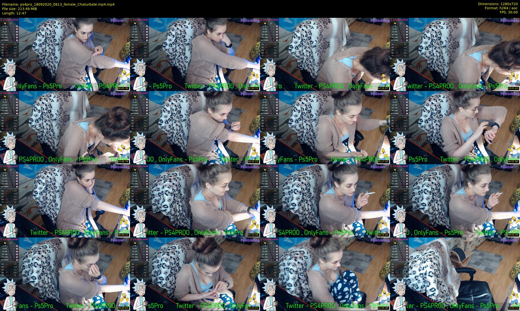 ps4pro — 13 minute Chaturbate female cam show recording, 720p, Sep 18, 2020