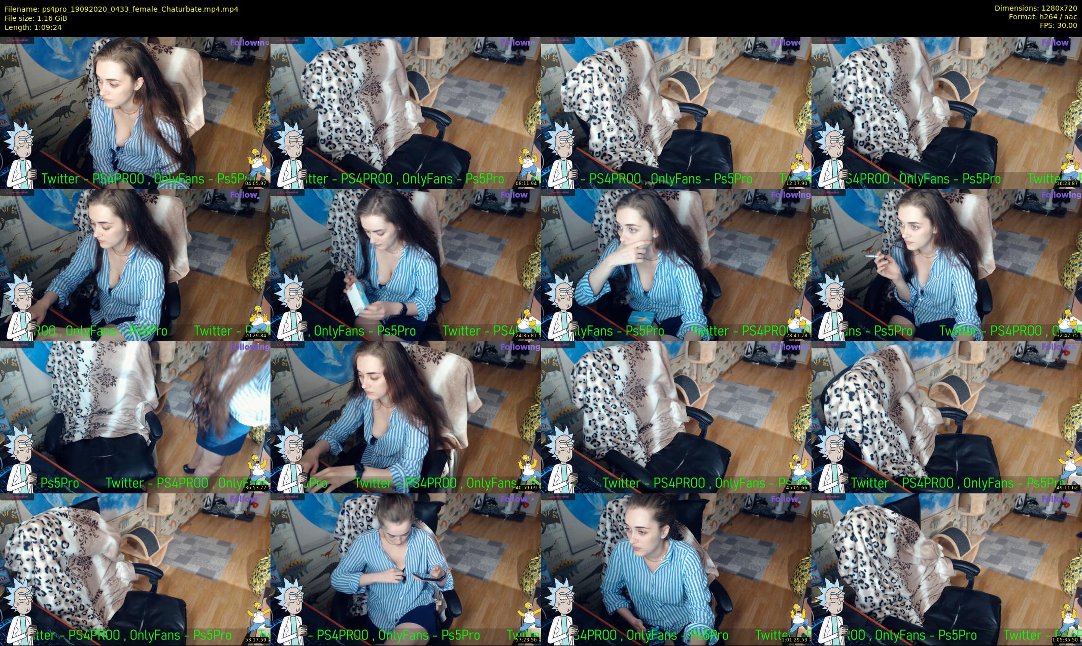 ps4pro — 70 minute Chaturbate female cam show recording, 720p, Sep 19, 2020