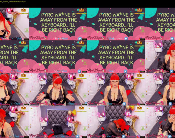 pyrowayne — 54 minute Chaturbate female cam show recording, 720p, Sep 19, 2020