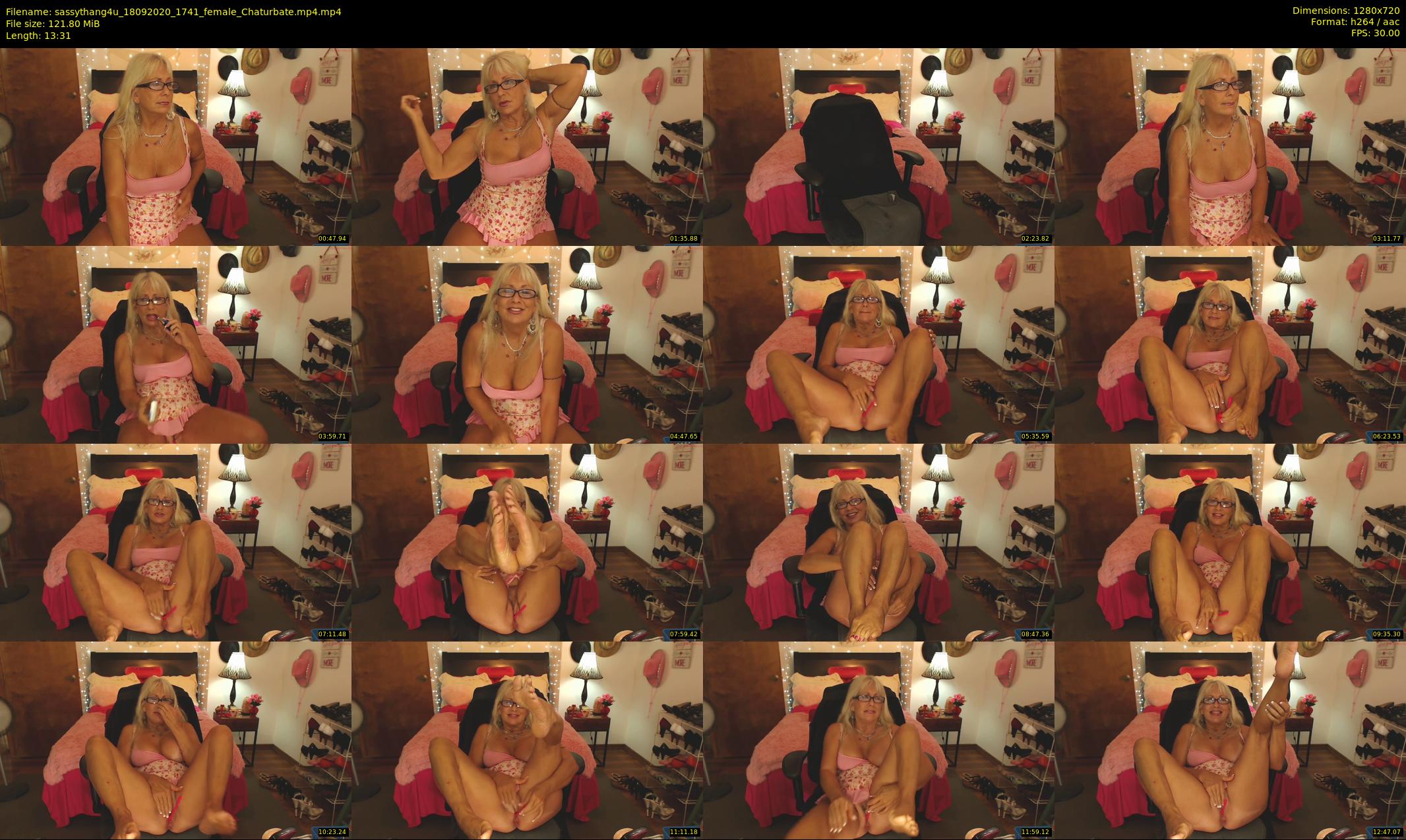sassythang4u — 14 minute Chaturbate female cam show recording, 720p, Sep 18, 2020