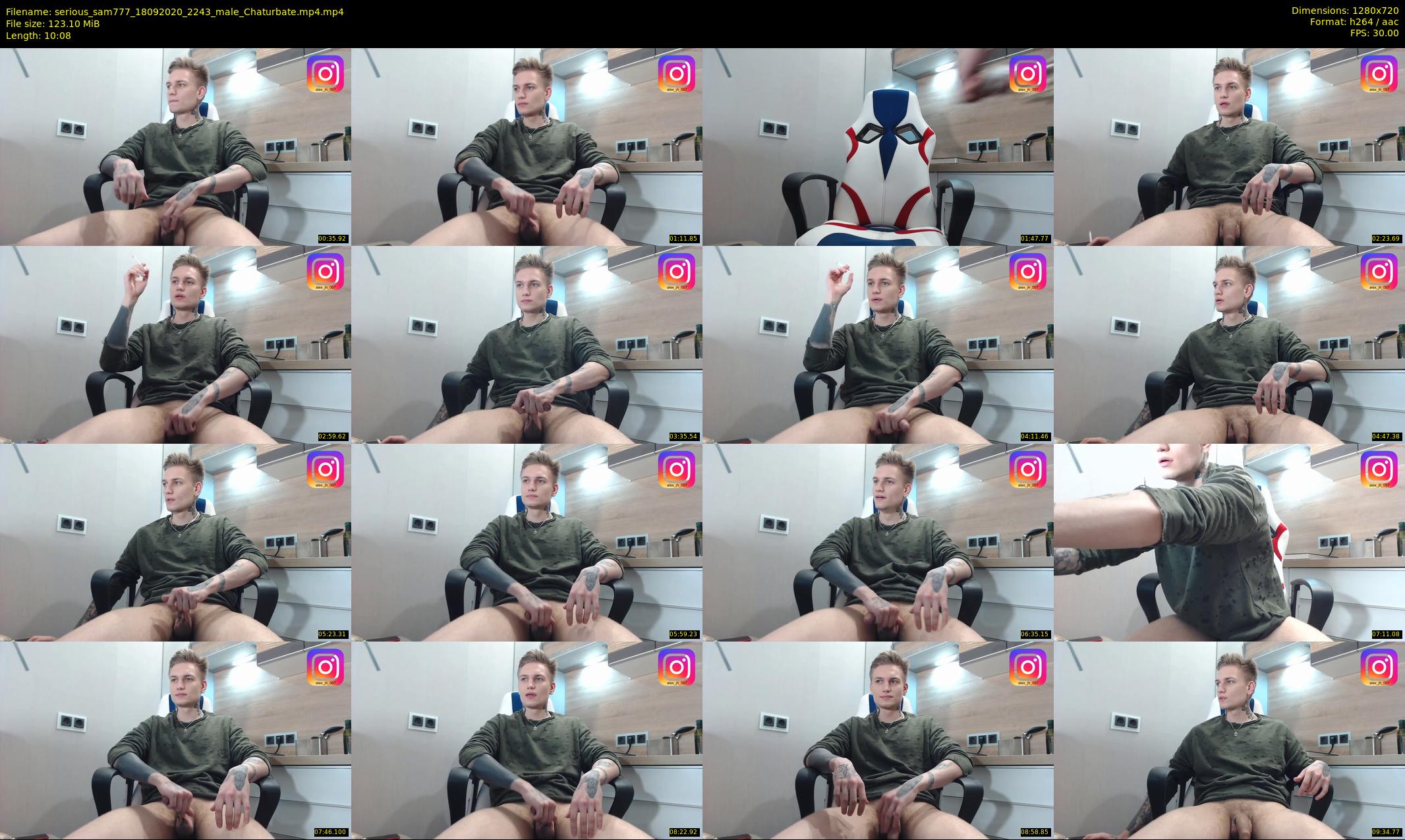 serious_sam777 — 11 minute Chaturbate male cam show recording, 720p, Sep 18, 2020