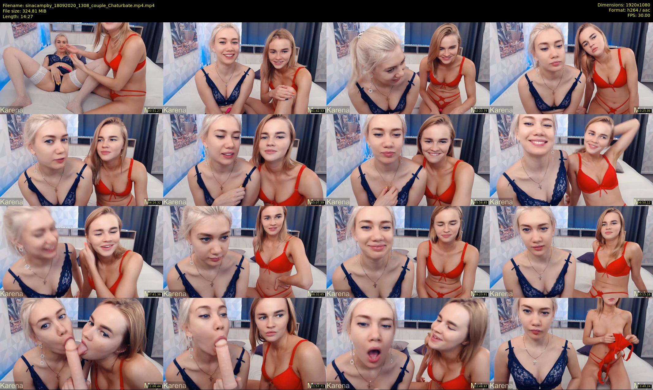 sinacampby — 15 minute Chaturbate couple cam show recording, 1080p, Sep 18, 2020