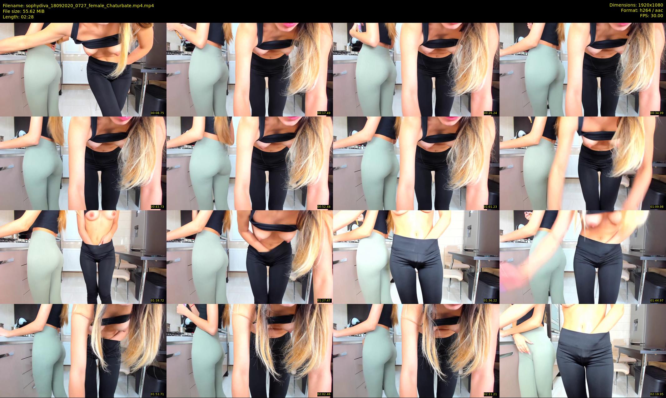 sophydiva — 3 minute Chaturbate female cam show recording, 1080p, Sep 18, 2020