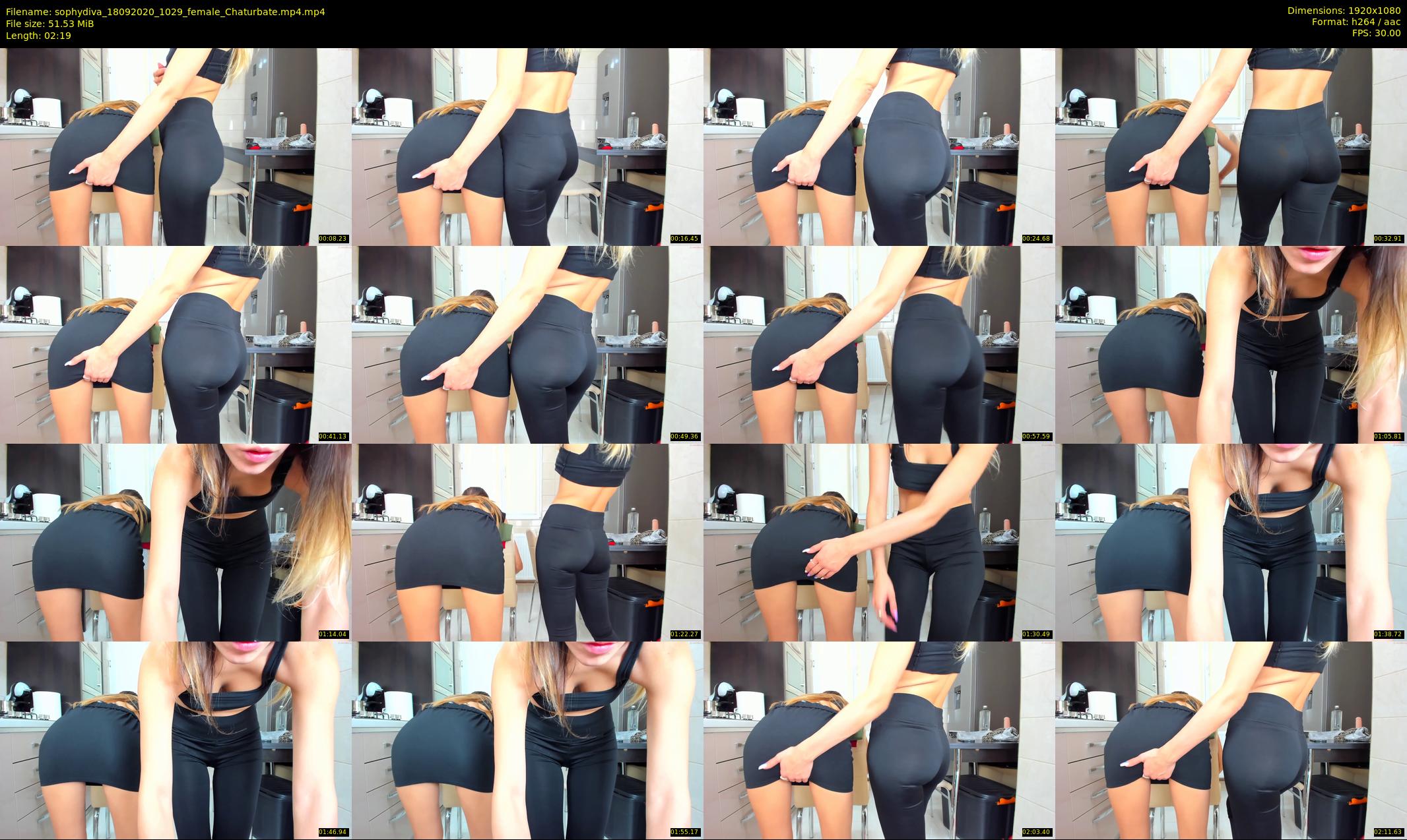 sophydiva — 3 minute Chaturbate female cam show recording, 1080p, Sep 18, 2020