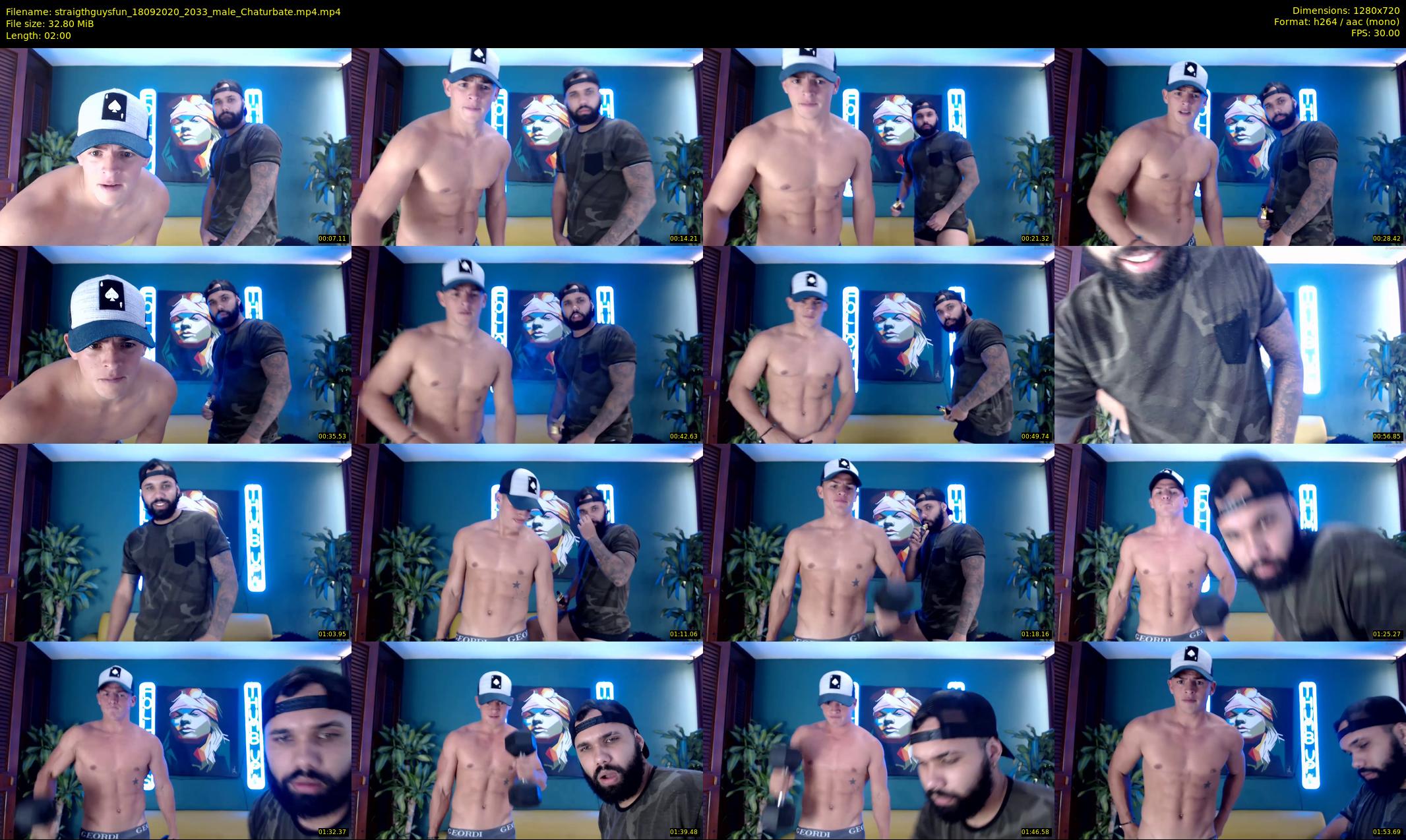 straigthguysfun — 2 minute Chaturbate male cam show recording, 720p, Sep 18, 2020