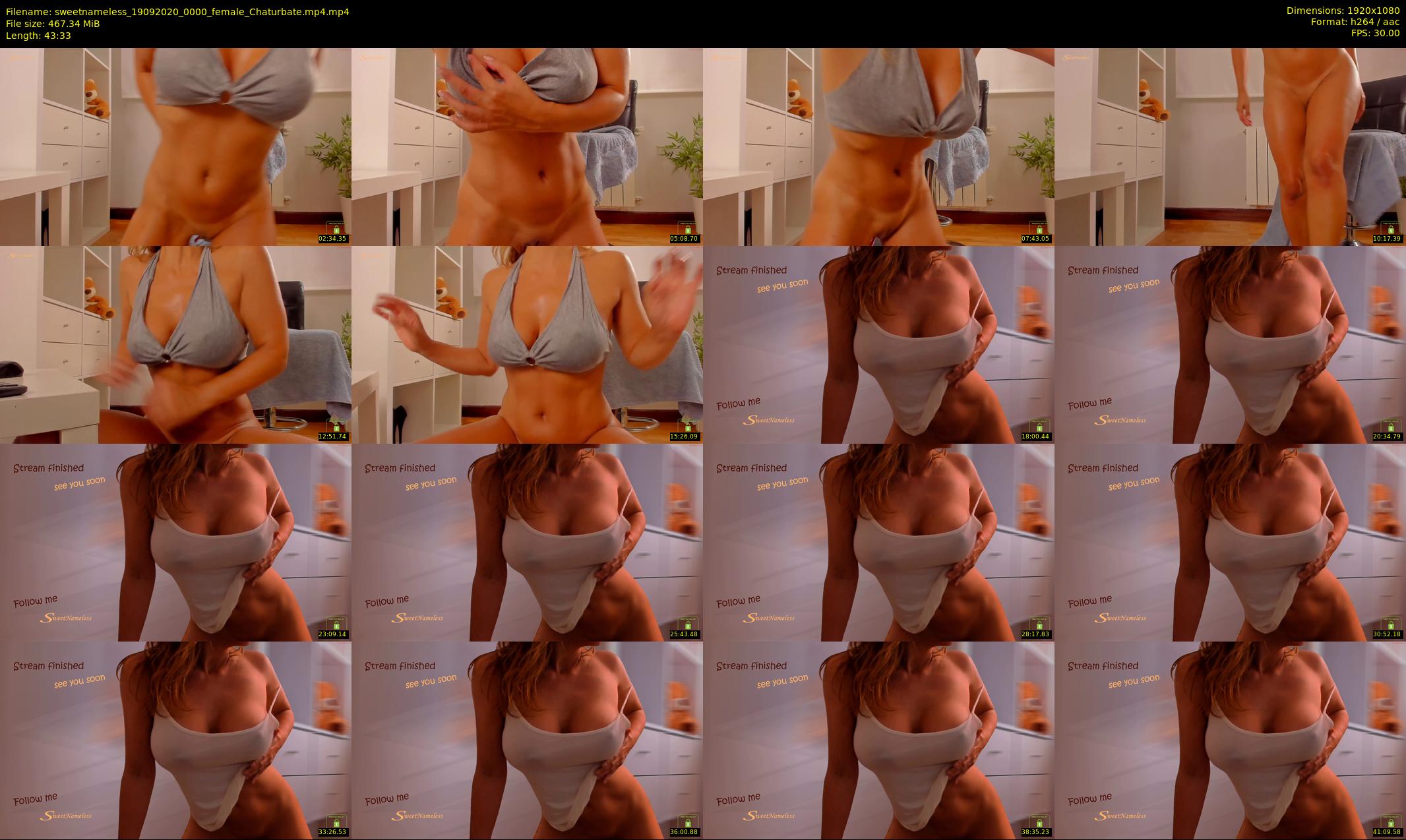 sweetnameless — 44 minute Chaturbate couple cam show recording, 1080p, Sep 19, 2020