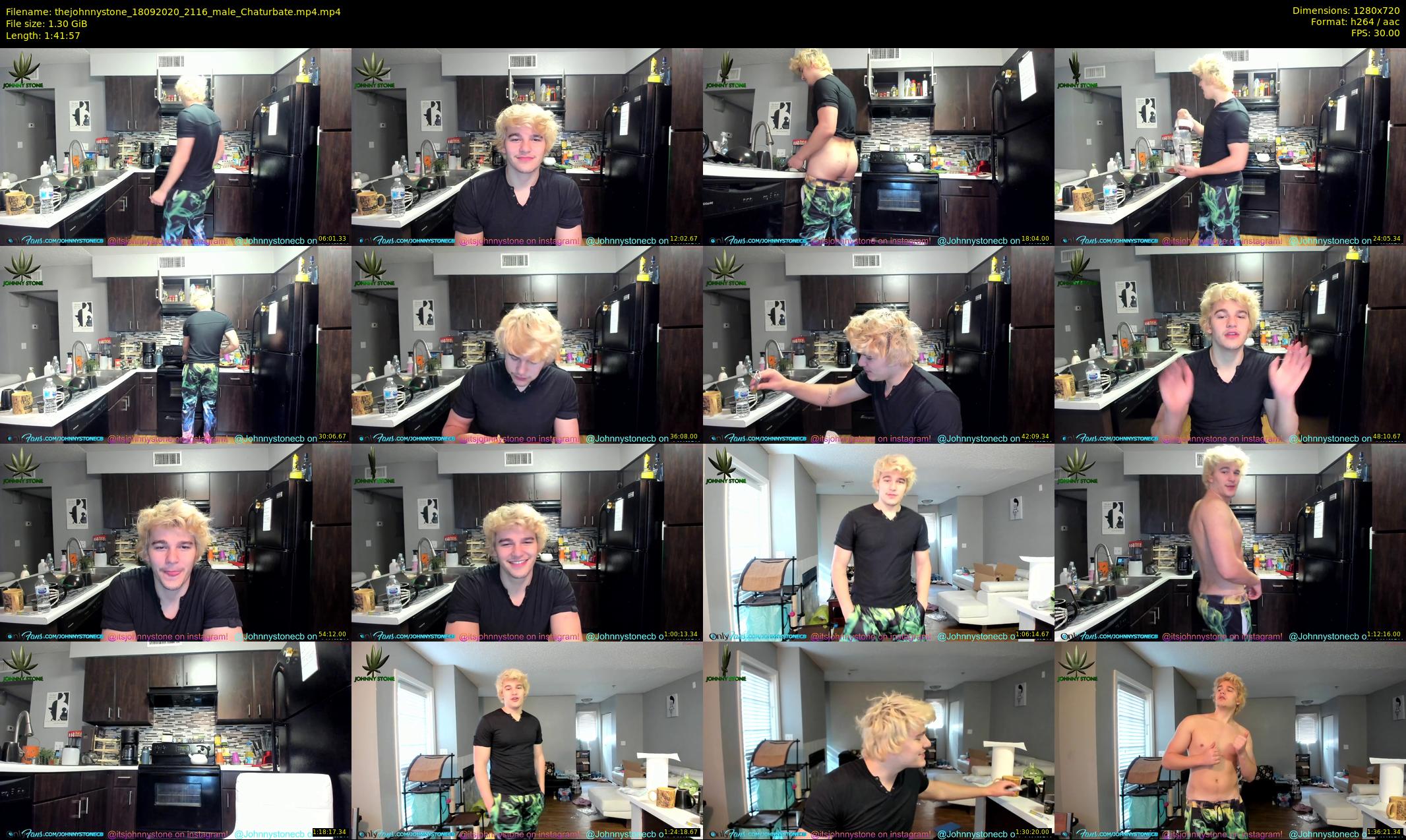 thejohnnystone — 102 minute Chaturbate male cam show recording, 720p, Sep 18, 2020